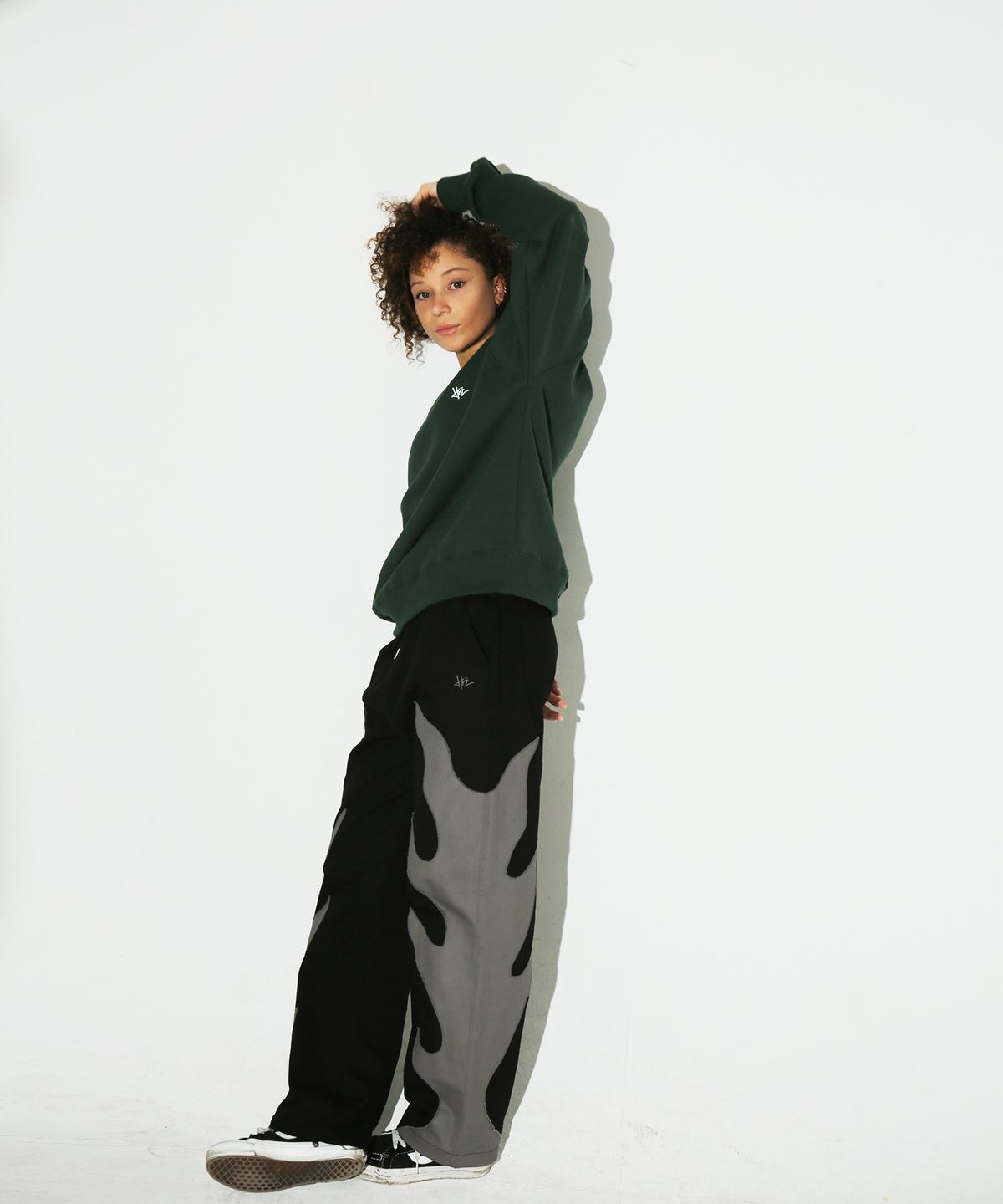 하우스 락 클럽(HOUSE ROCK CLUB) HRC FLAME PANTS B/G
