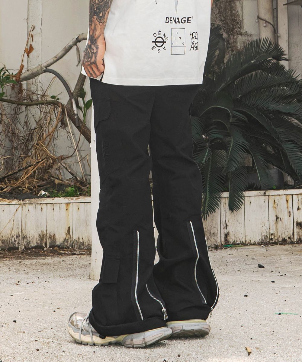 【2025】三越のお歳暮・冬ギフト MUSINSA | 0303 Black Pants Cargo Flare Stop Lip DENAGE パンツ