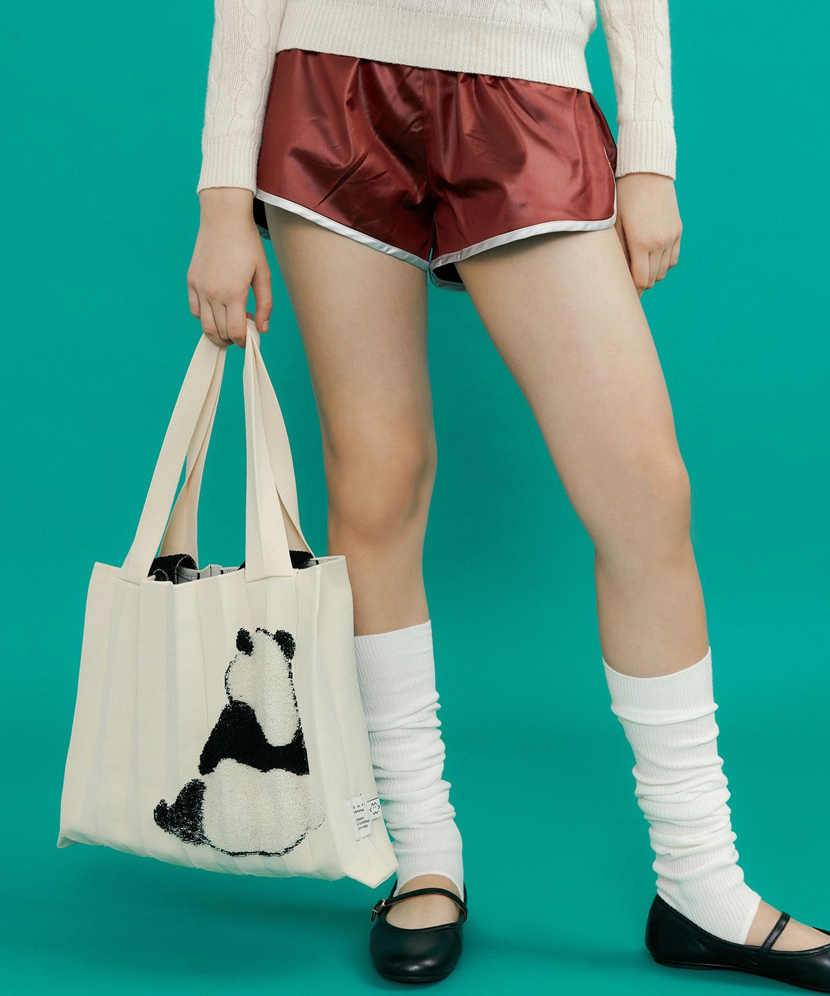 플리츠마마(PLEATSMAMA) [판다 에디션] 투웨이쇼퍼백 자이언트판다