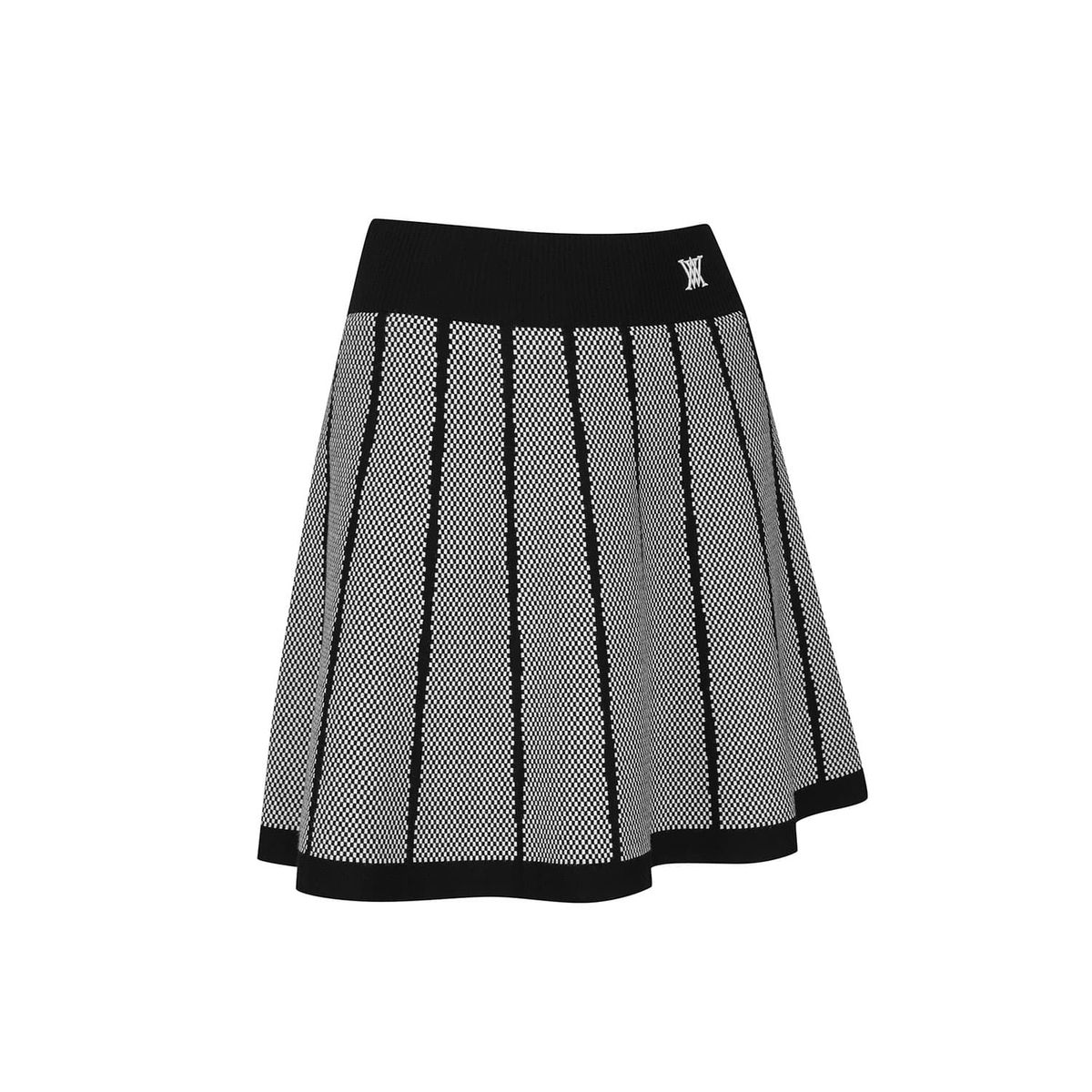 어뉴골프(ANEW GOLF) WOMEN PATTERN KNIT SQ_BK