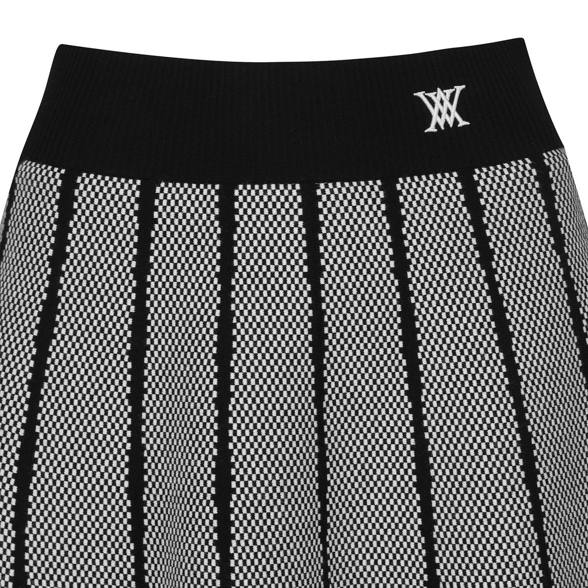 어뉴골프(ANEW GOLF) WOMEN PATTERN KNIT SQ_BK