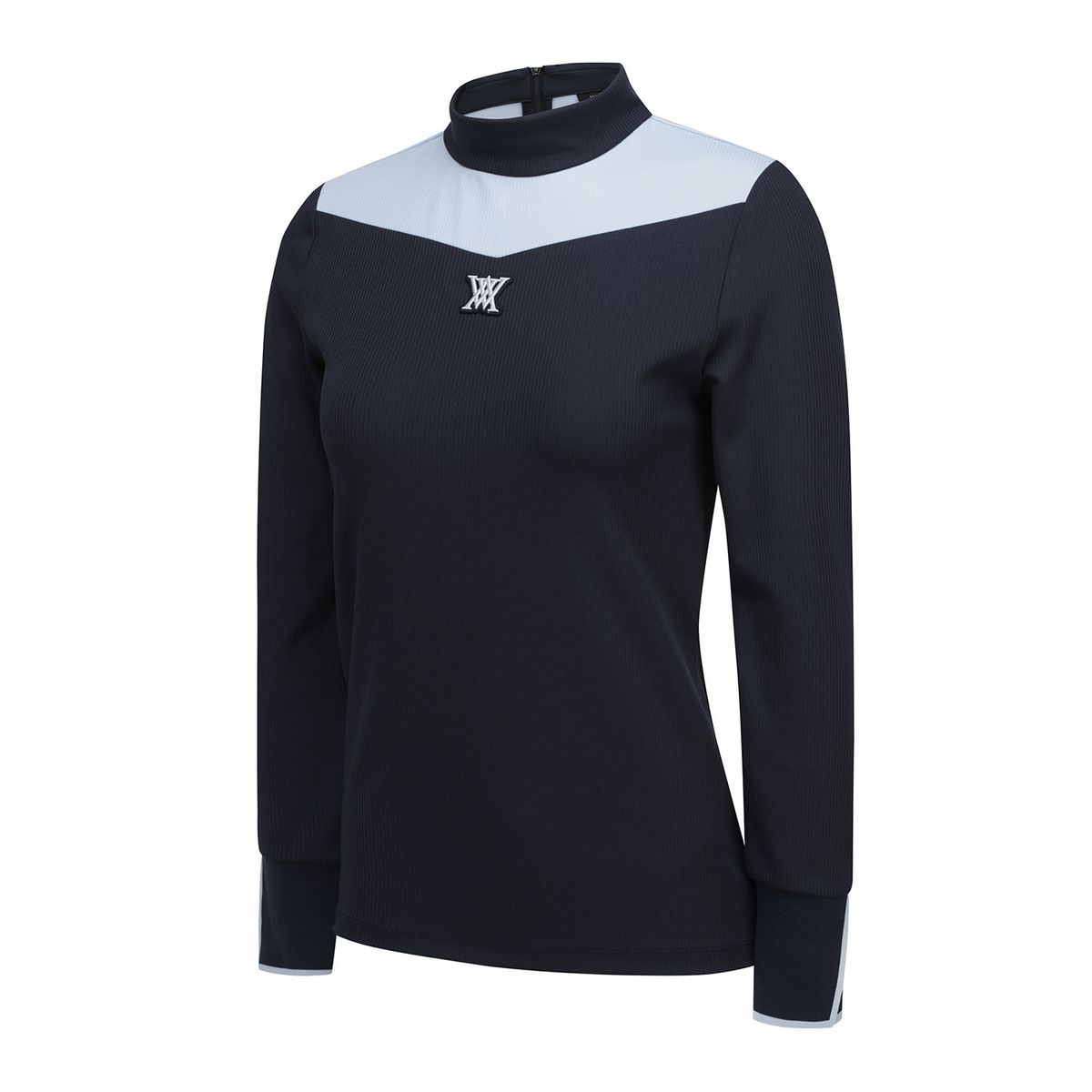 어뉴골프(ANEW GOLF) WOMEN SHOULDER BLOCK LONG T-SHIRT_NA