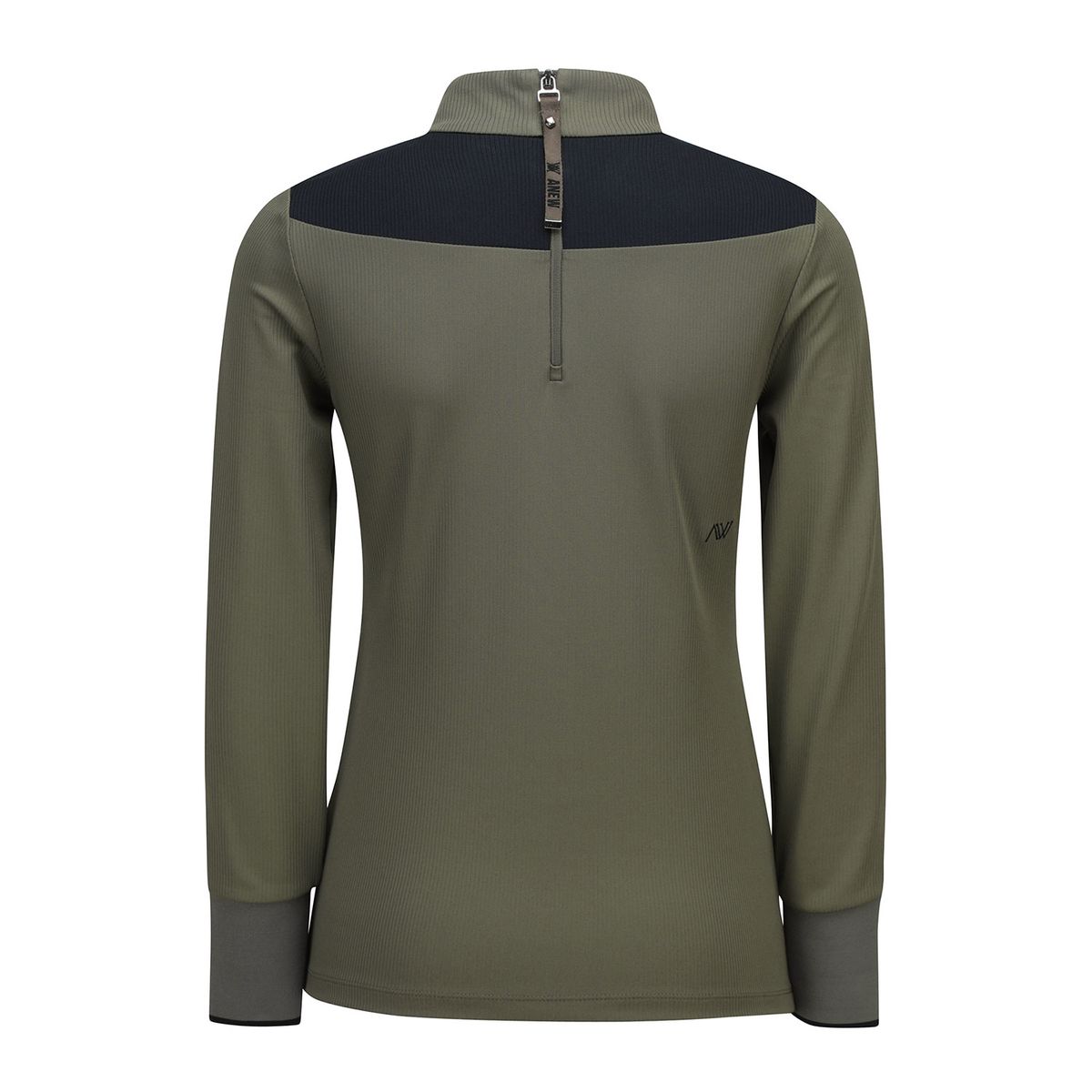 어뉴골프(ANEW GOLF) WOMEN SHOULDER BLOCK LONG T-SHIRT_KH