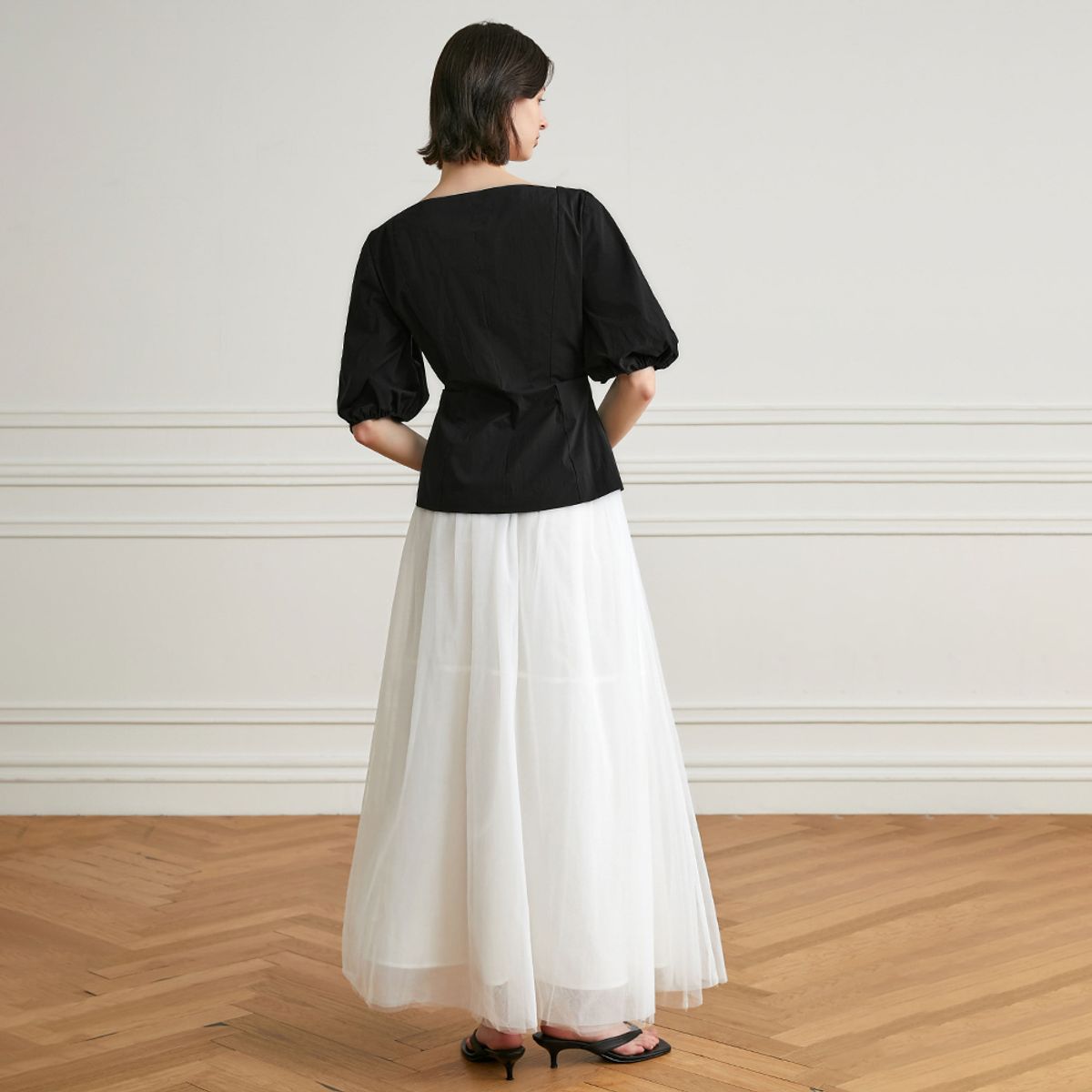와이와이아이엠(YYIAM) YY_Versatile A-line tulle skirt