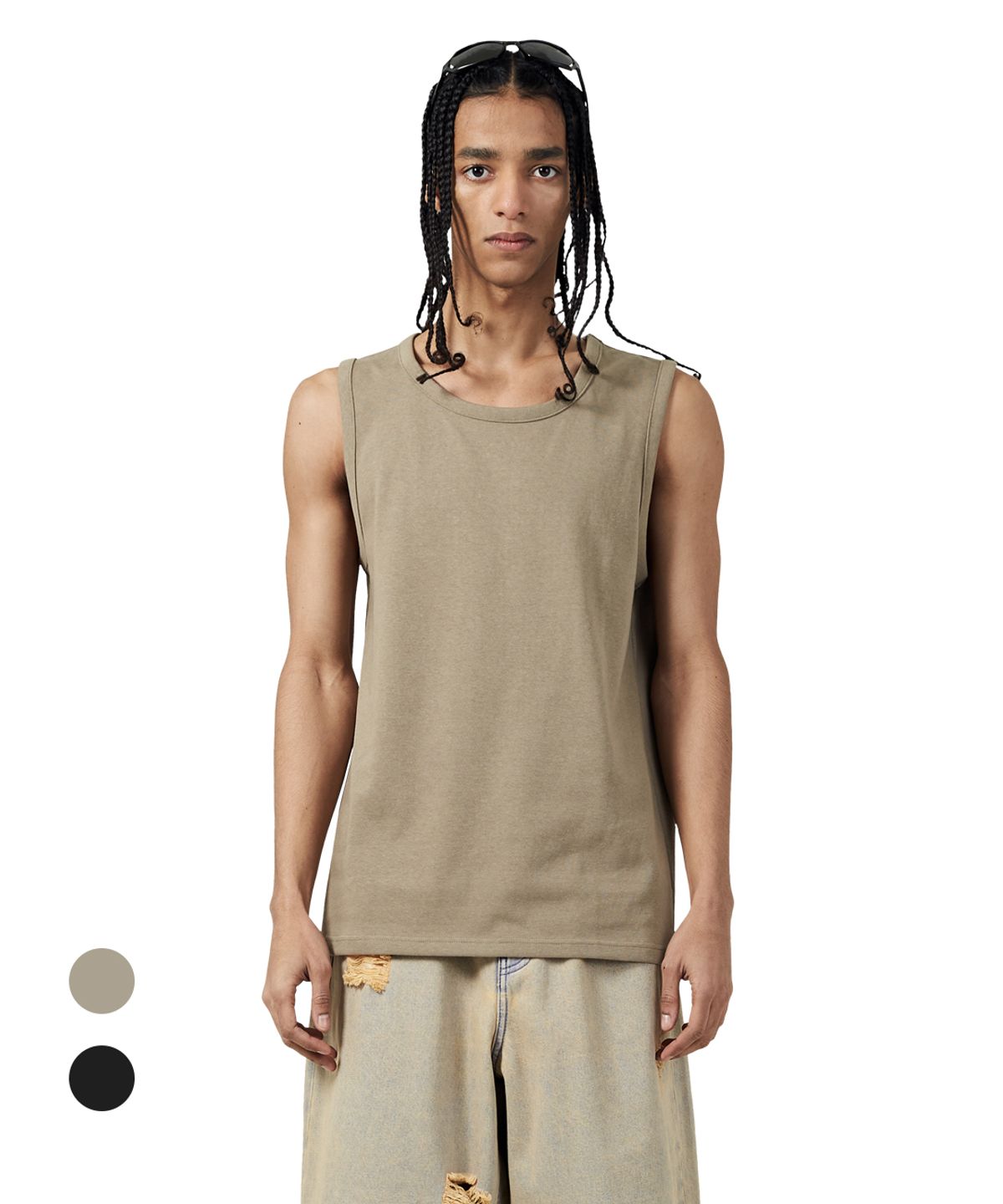 빅유니온(BIG UNION) BASIC SLEEVELESS / 2 COLOR