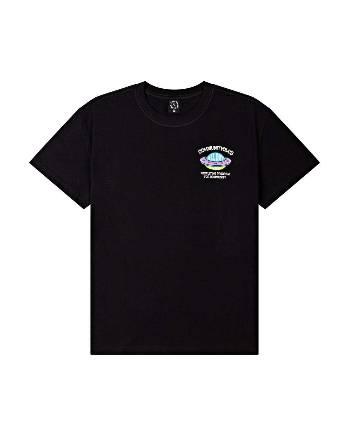 커뮤니티클럽(COMMUNITY CLUB) RECRUIT PROGRAM TEE Black