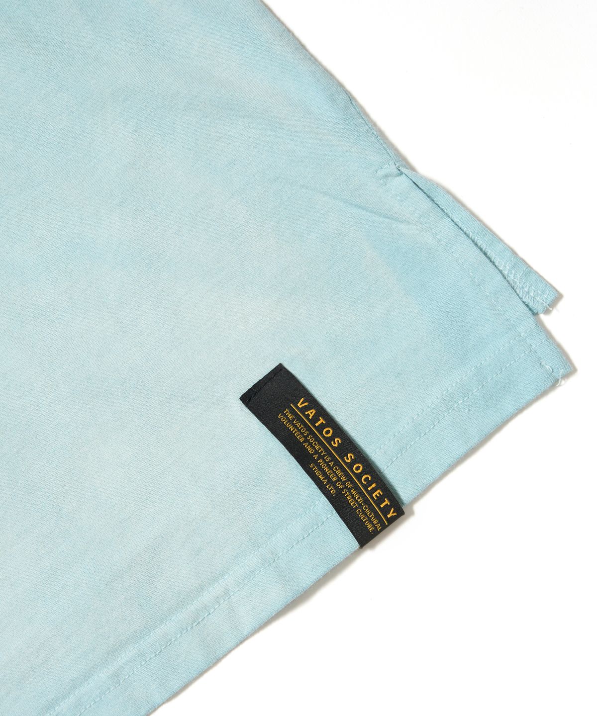 스티그마(STIGMA) STGM Logo Vintage-Like Washed Oversized Short Sleeves T-Shirts Sky Blue