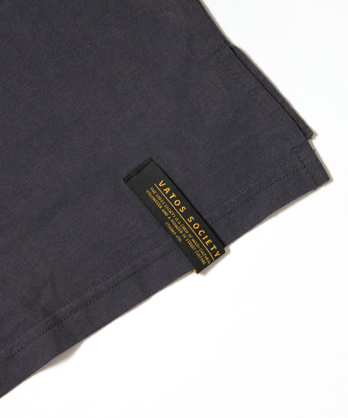 스티그마(STIGMA) STGM Logo Vintage-Like Washed Oversized Short Sleeves T-Shirts Charcoal
