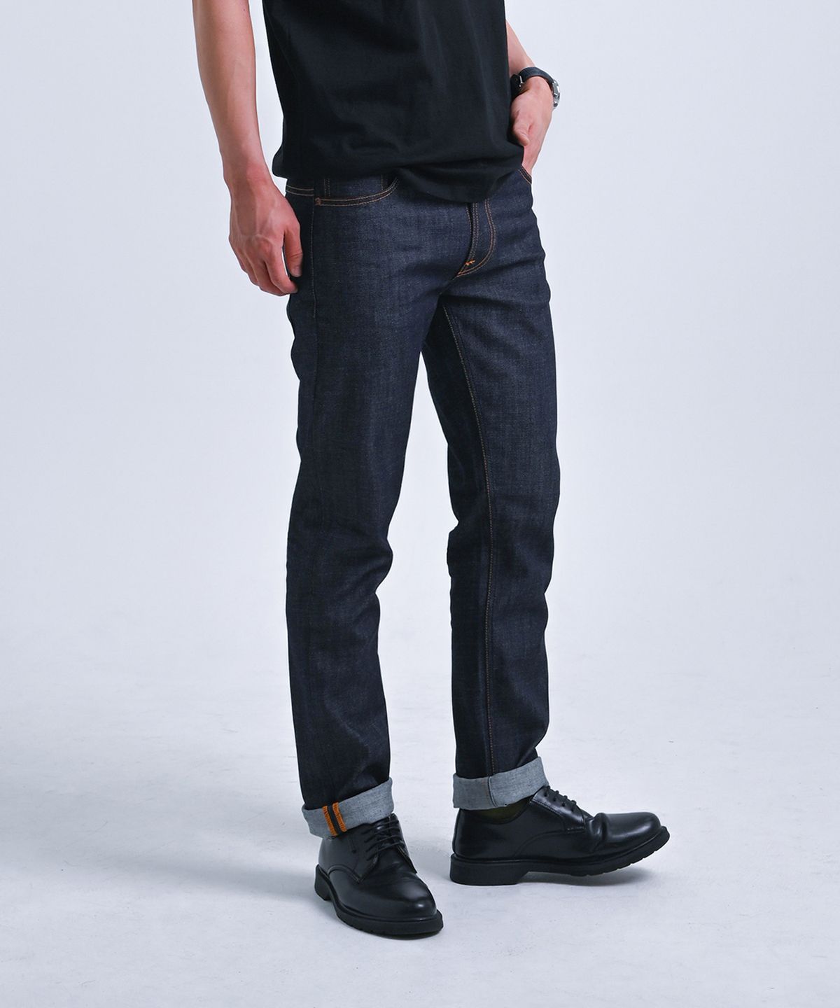 누디진(NUDIEJEANS) 씬핀 Dry Twill 111085
