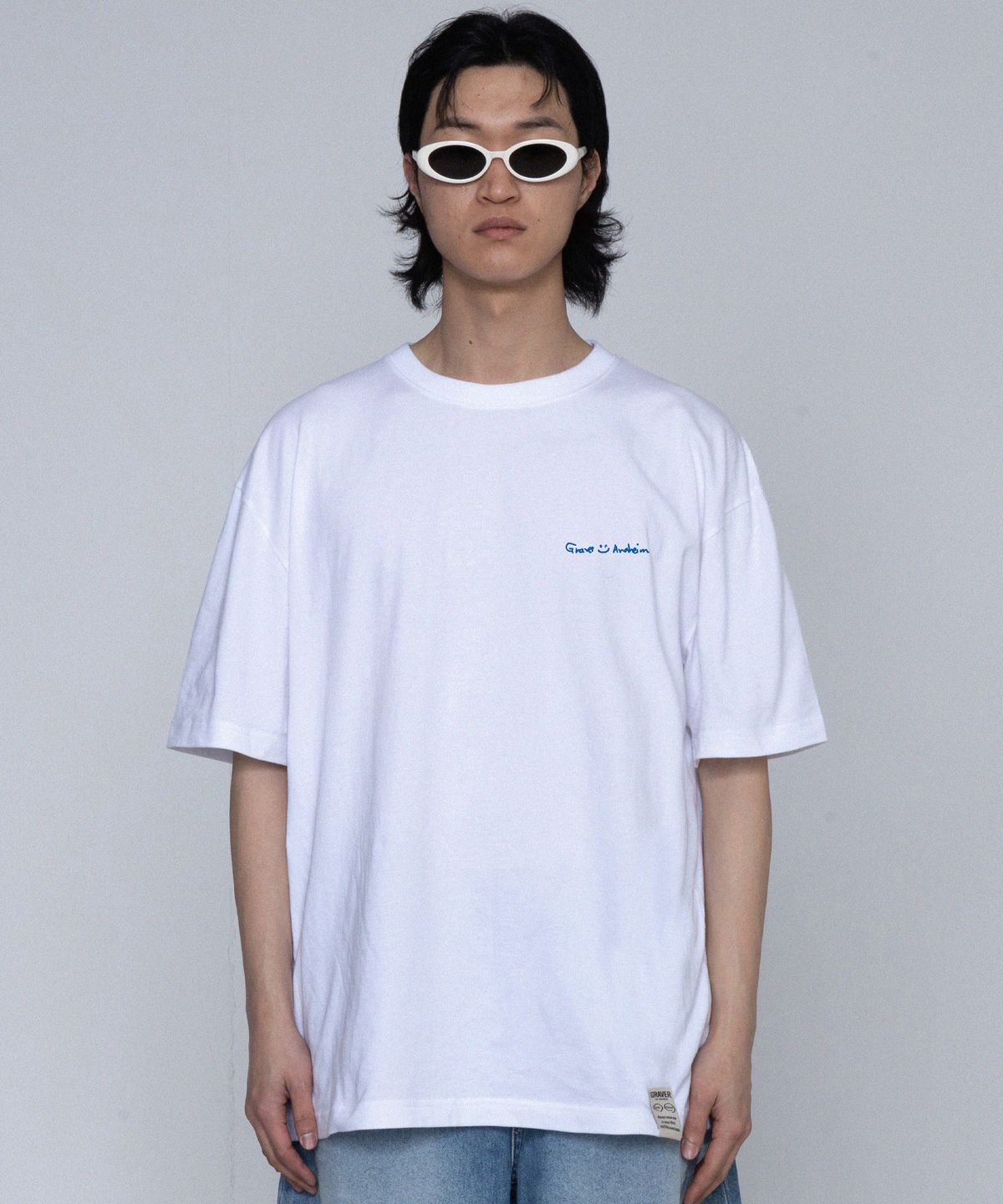 그레이버(GRAVER) [UNISEX]2-PACK 드로잉 스마일 로고 반팔티