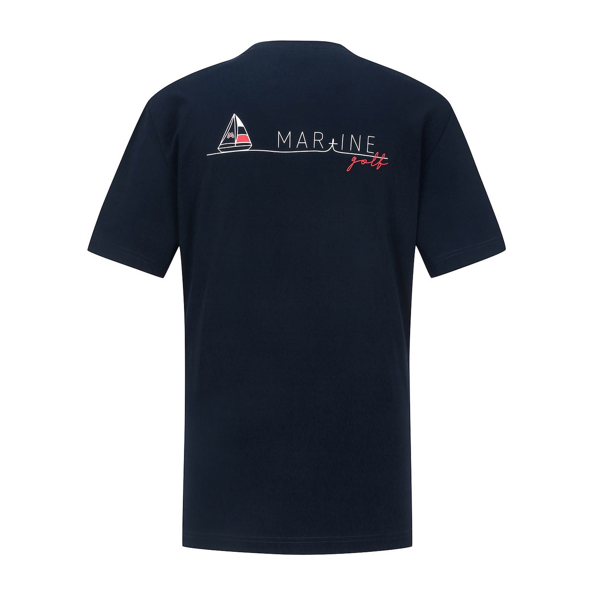 마틴골프(MARTINE GOLF) Print Round T-Shirts_Navy (Men)