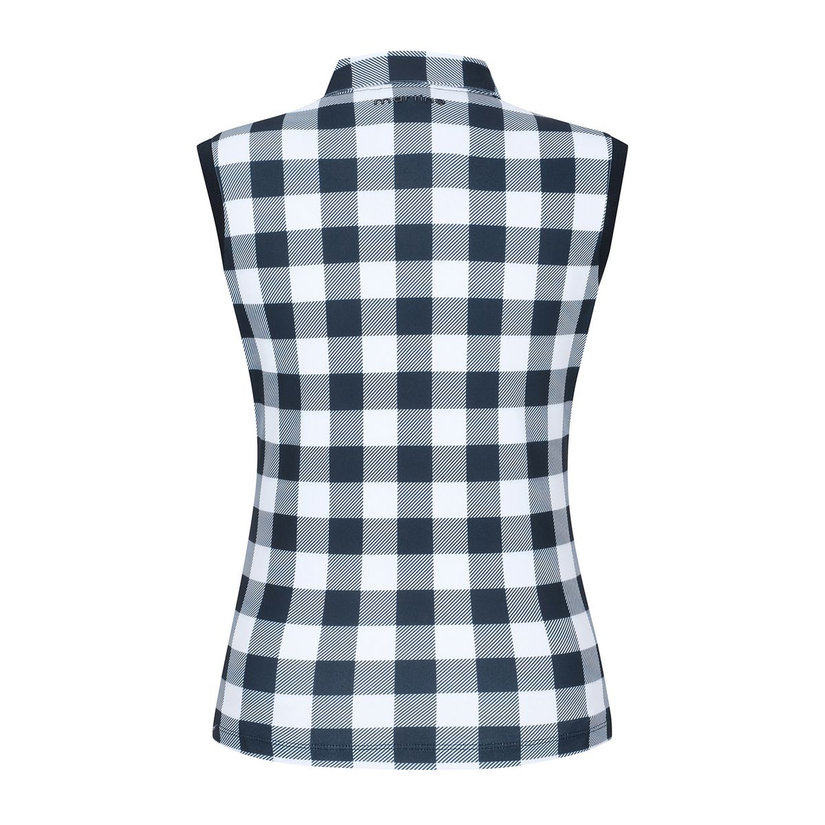마틴골프(MARTINE GOLF) Check Sleeveless T-Shirts_Navy