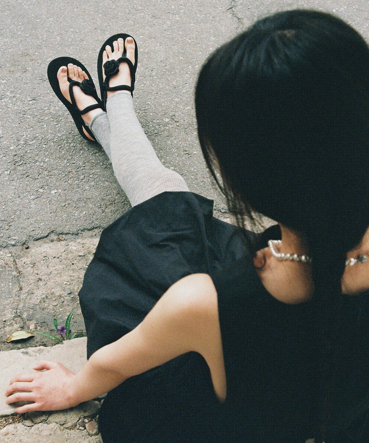 오니템포(OGNITEMPO) Plumpy Sandal [OT4S03BK]