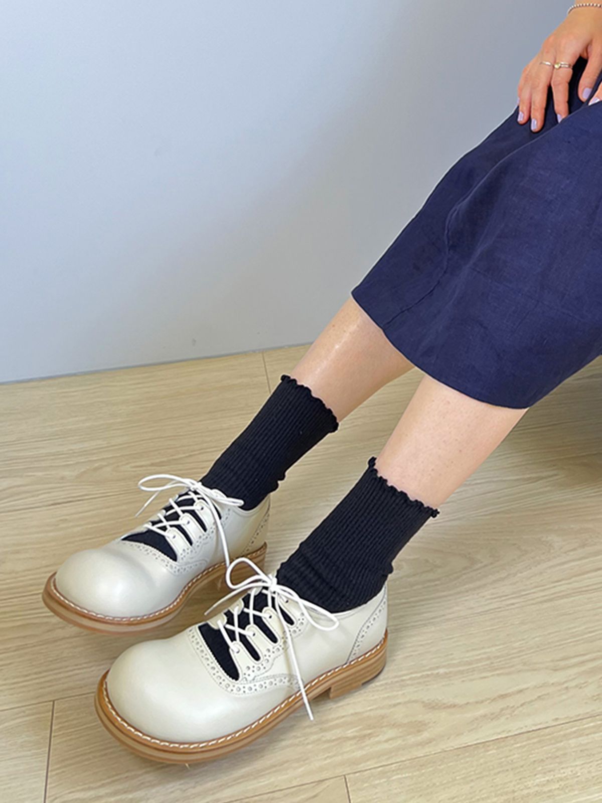 히푸(hippu) Gillie Shoes Women [Ivory]