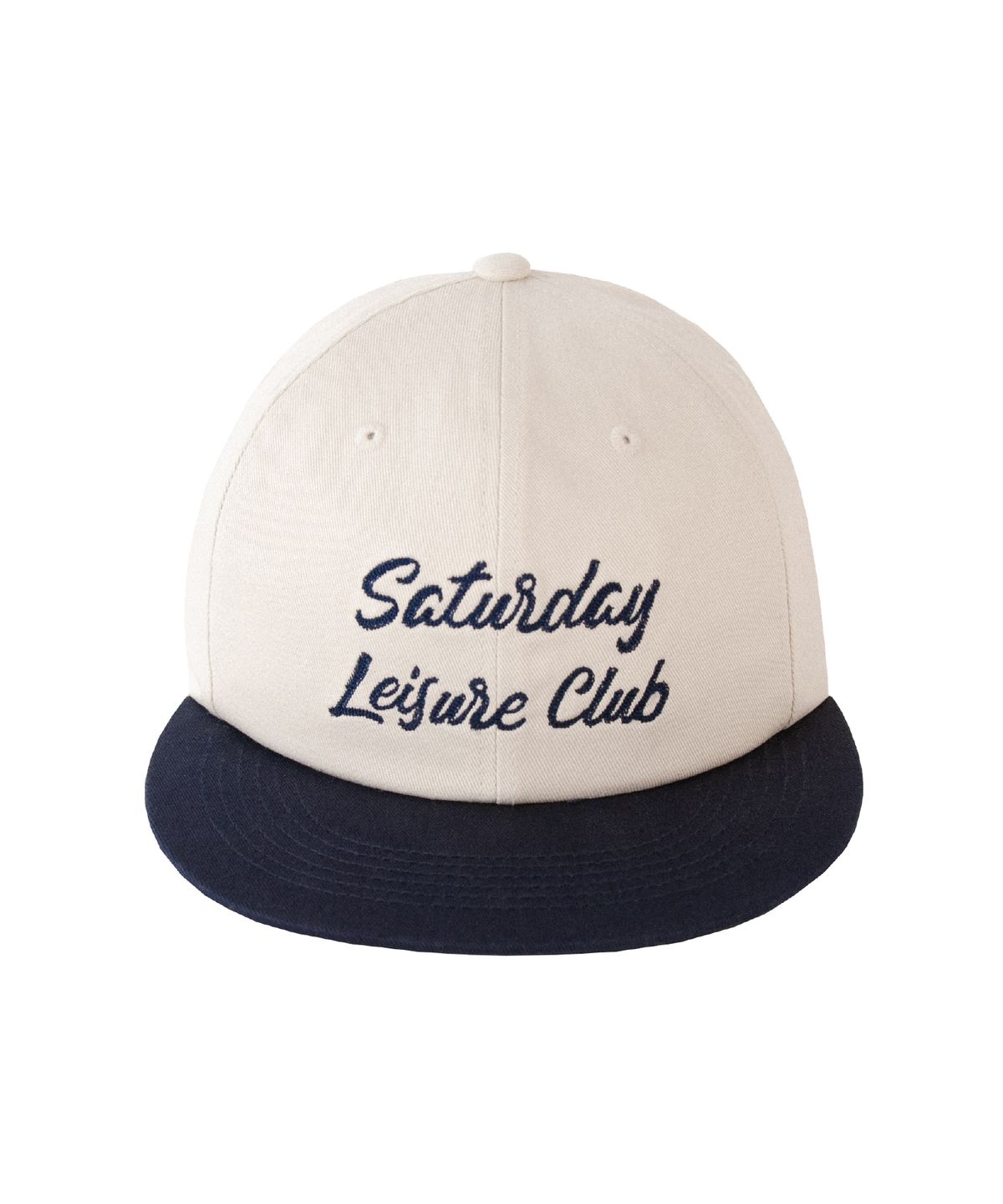 세러데이 레저 클럽(SATURDAY LEISURE CLUB) Leisure Ball Cap - Navy & Ivory