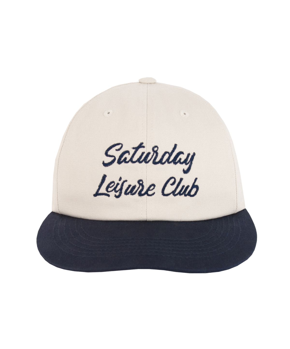 세러데이 레저 클럽(SATURDAY LEISURE CLUB) Leisure Ball Cap - Navy & Ivory