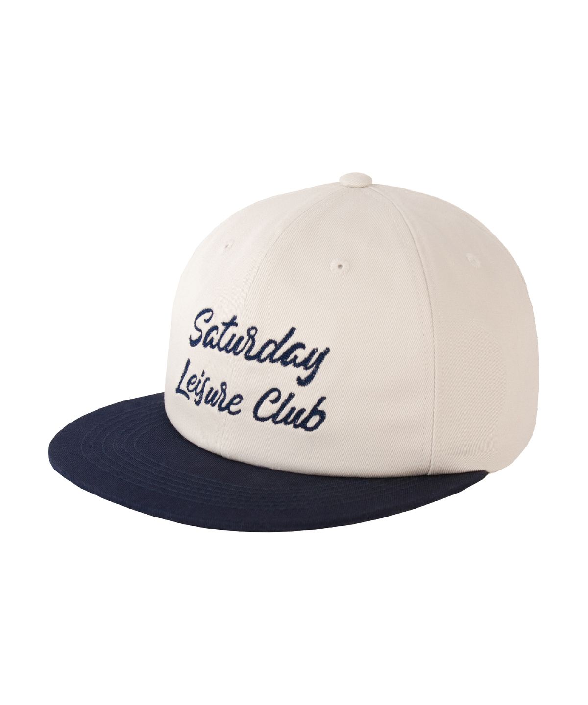 세러데이 레저 클럽(SATURDAY LEISURE CLUB) Leisure Ball Cap - Navy & Ivory