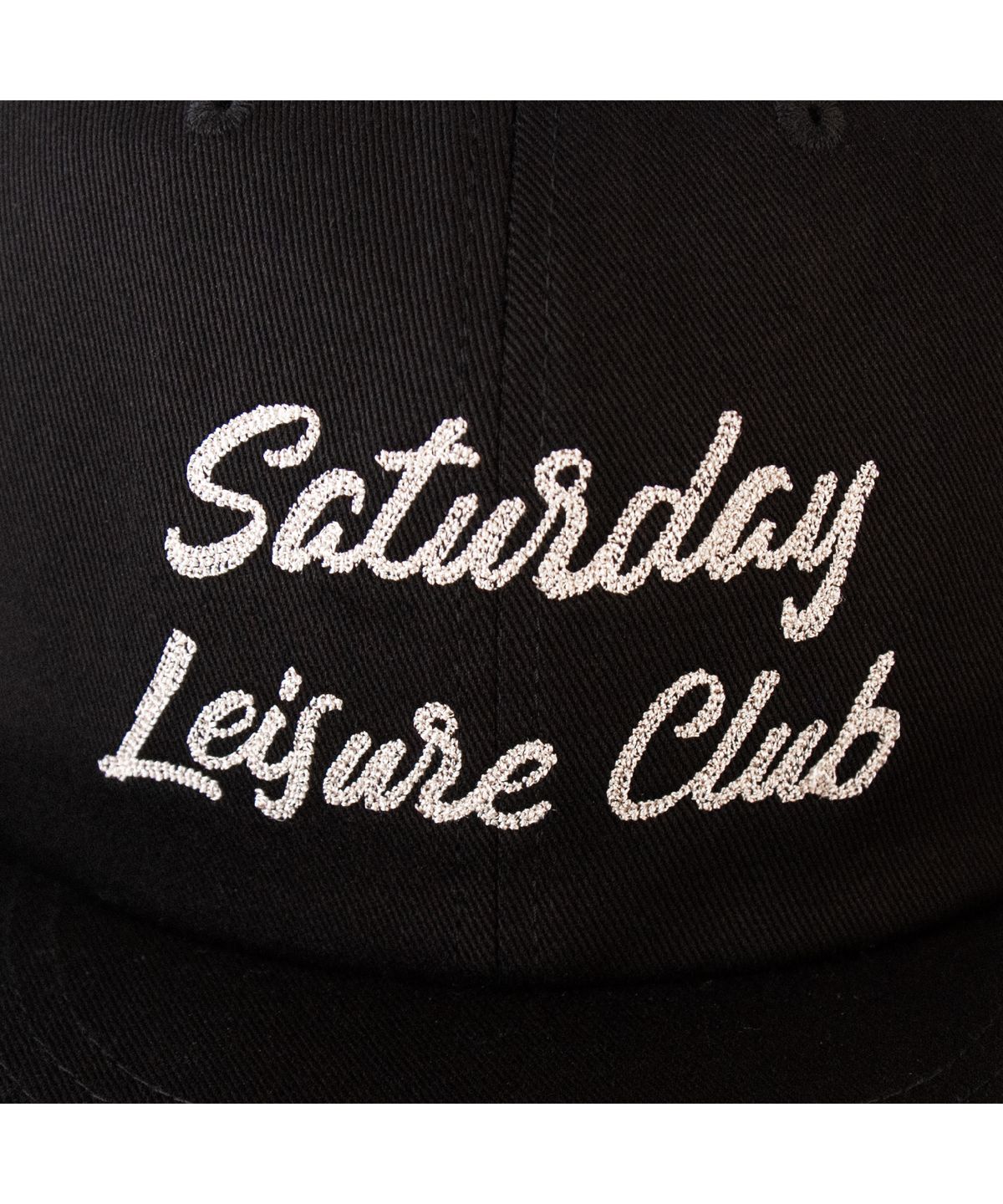 세러데이 레저 클럽(SATURDAY LEISURE CLUB) Leisure Ball Cap - Black