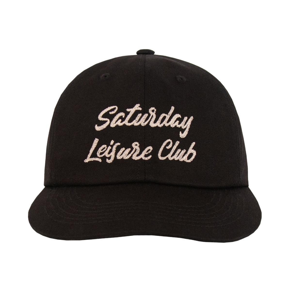 세러데이 레저 클럽(SATURDAY LEISURE CLUB) Leisure Ball Cap - Black