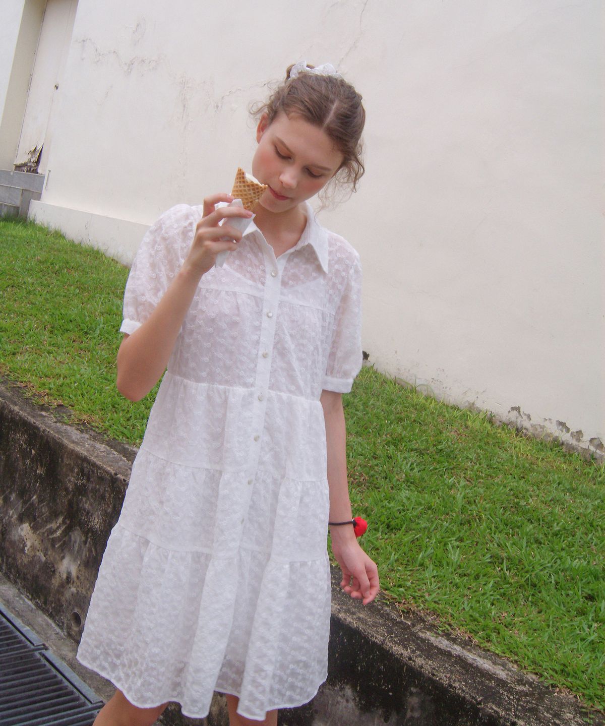 하케쉬(HACKESCH) Lena Dress_White