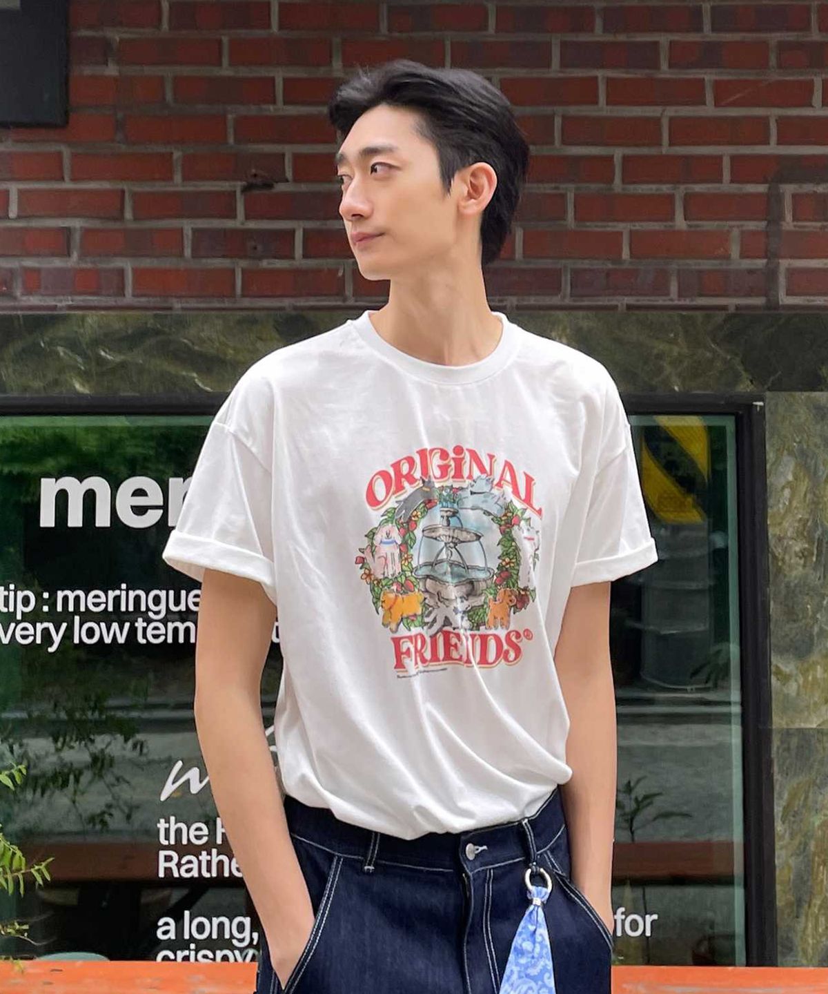 알디브이제트(RDVZ) 오리지널 퍼피 프랜즈 티셔츠 2color