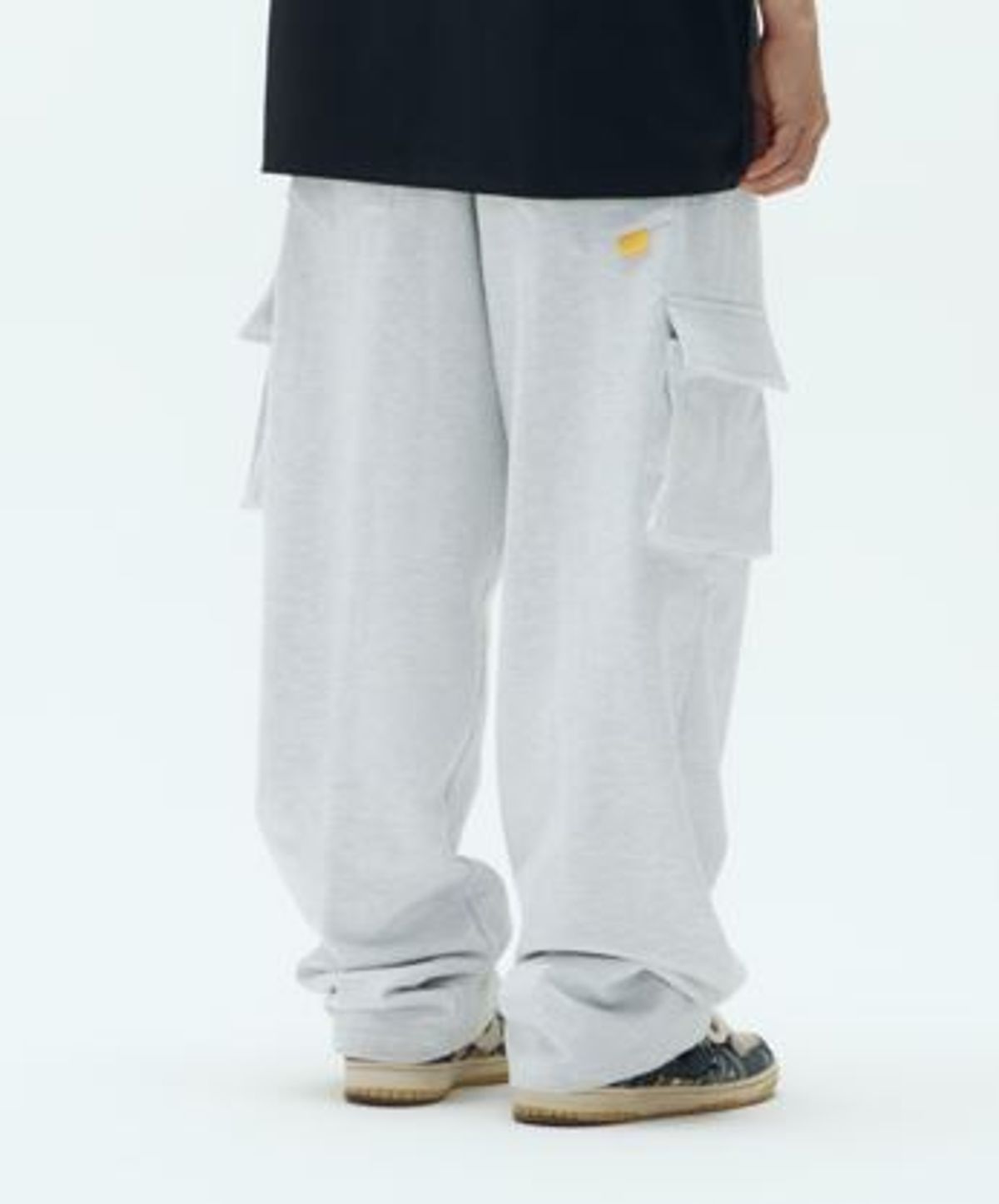 필이너프(FEELENUFF) [PRIMATE X FEELENUFF] ROPE CARGO SWEATPANTS ASHGRAY