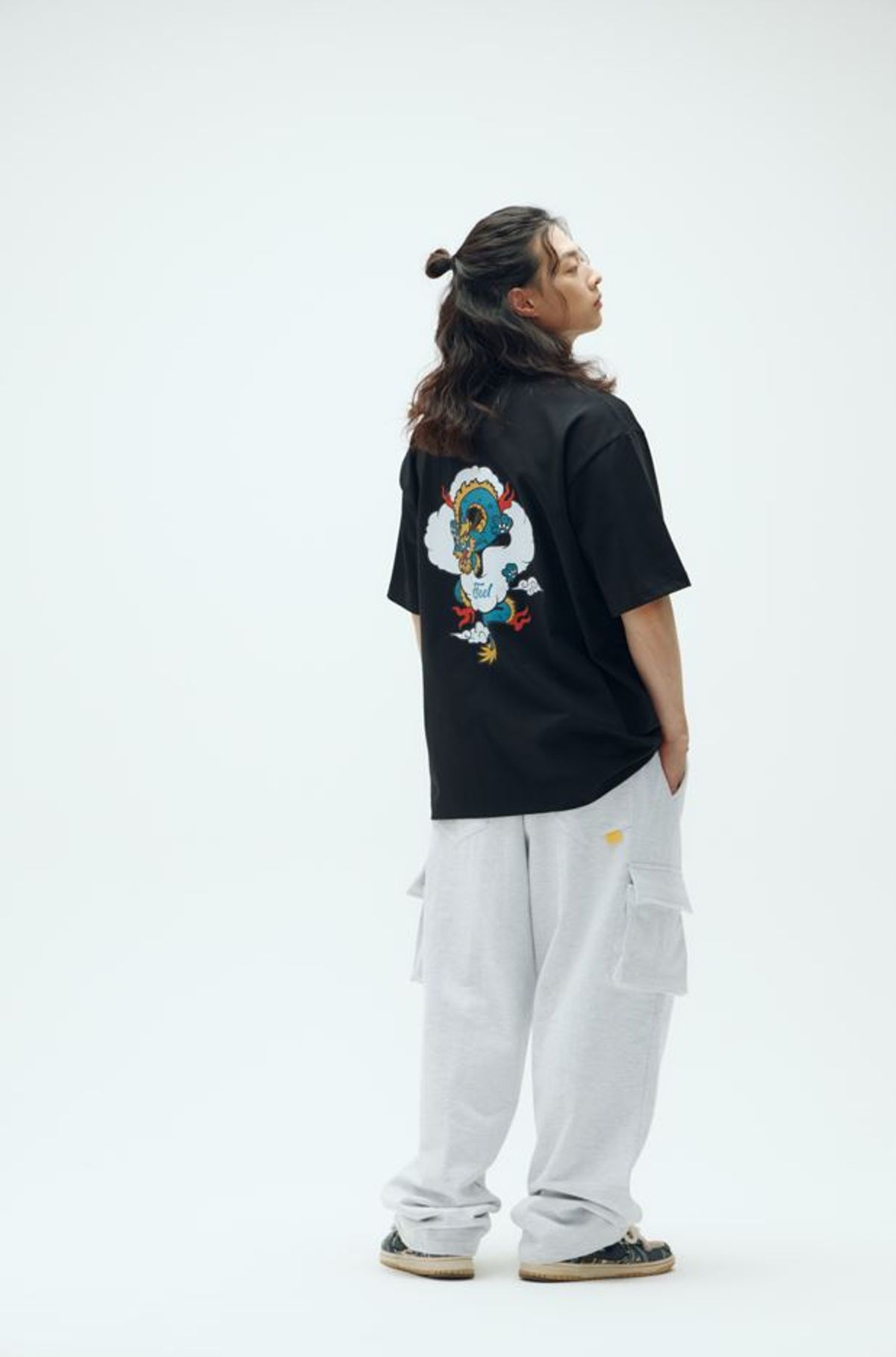 필이너프(FEELENUFF) BLUE DRAGON TEE / BLACK