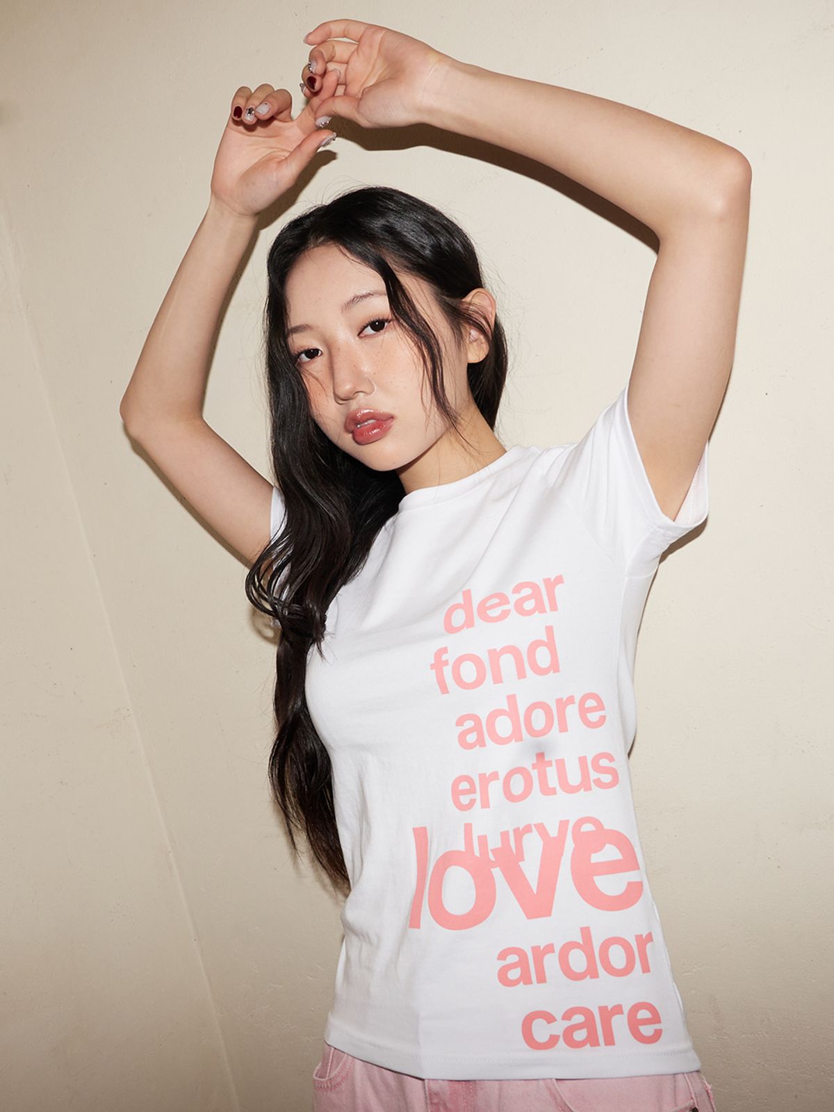 오피쉬(OAFISH) LETTERING T-SHIRT, WHITE