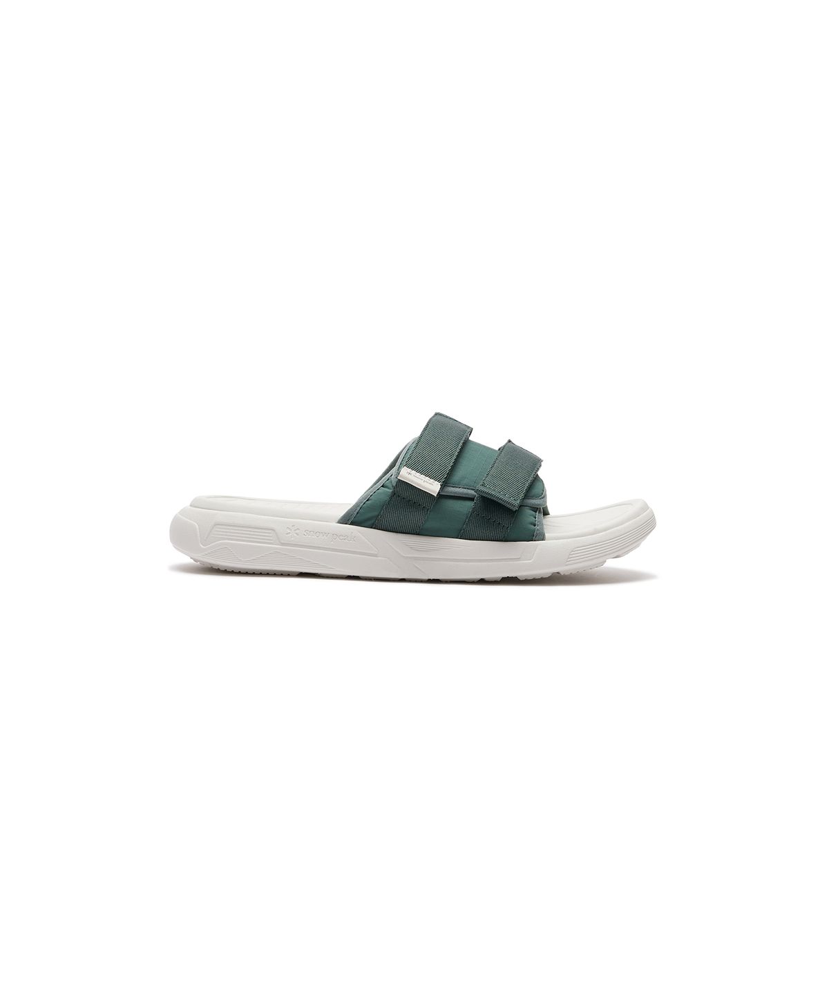 스노우피크 어패럴(SNOWPEAK APPAREL) 크런치3 슬라이드 Vintage Green (S24MUFSD37)