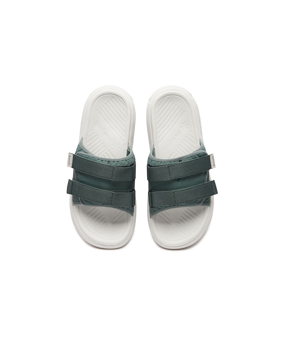 스노우피크 어패럴(SNOWPEAK APPAREL) 크런치3 슬라이드 Vintage Green (S24MUFSD37)