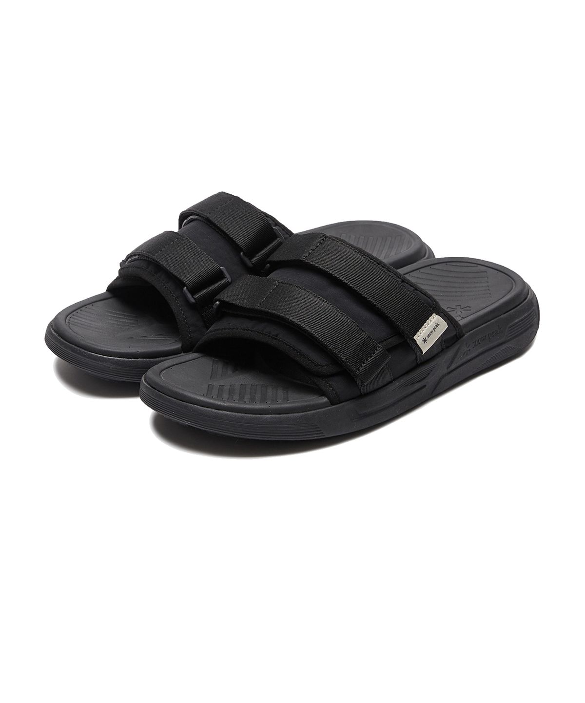 스노우피크 어패럴(SNOWPEAK APPAREL) 크런치3 슬라이드 Black (S24MUFSD37)
