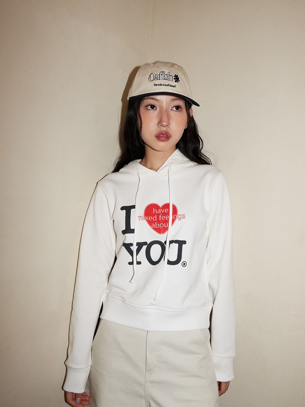 오피쉬(OAFISH) I HAVE HOODIE, WHITE