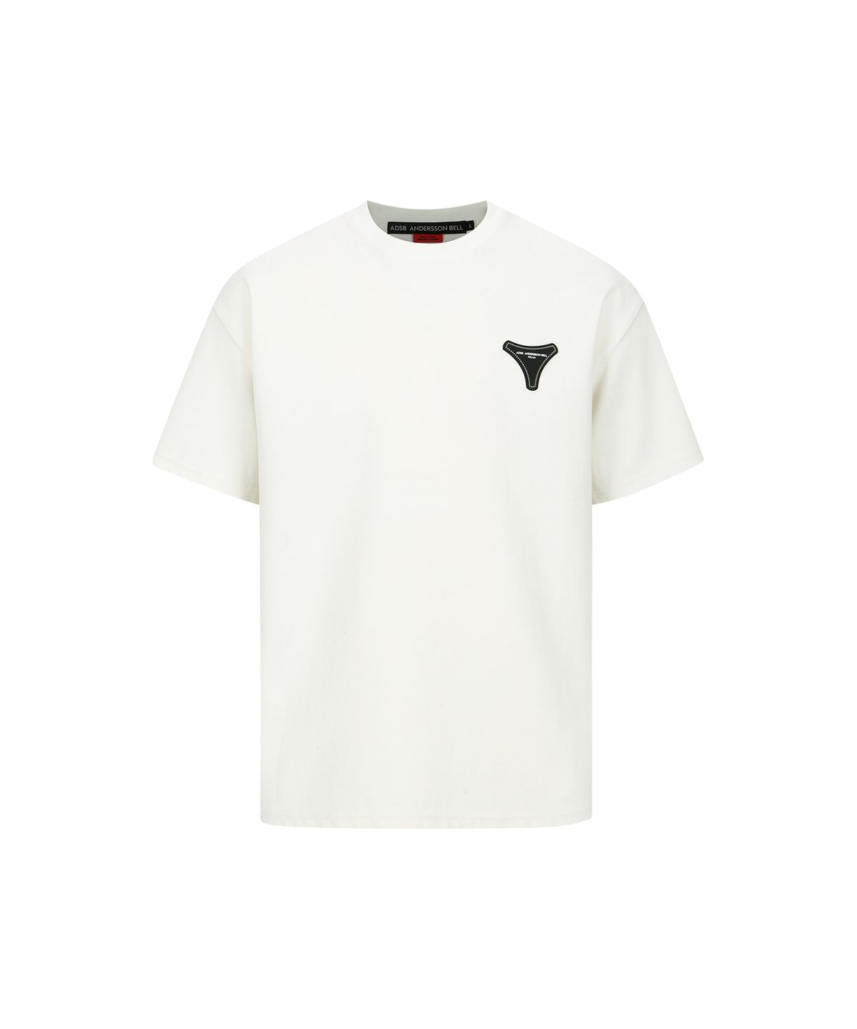 앤더슨벨(ADSB ANDERSSON BELL) 유니섹스 스툴 패치 로고 티셔츠 atb1329u(WHITE)