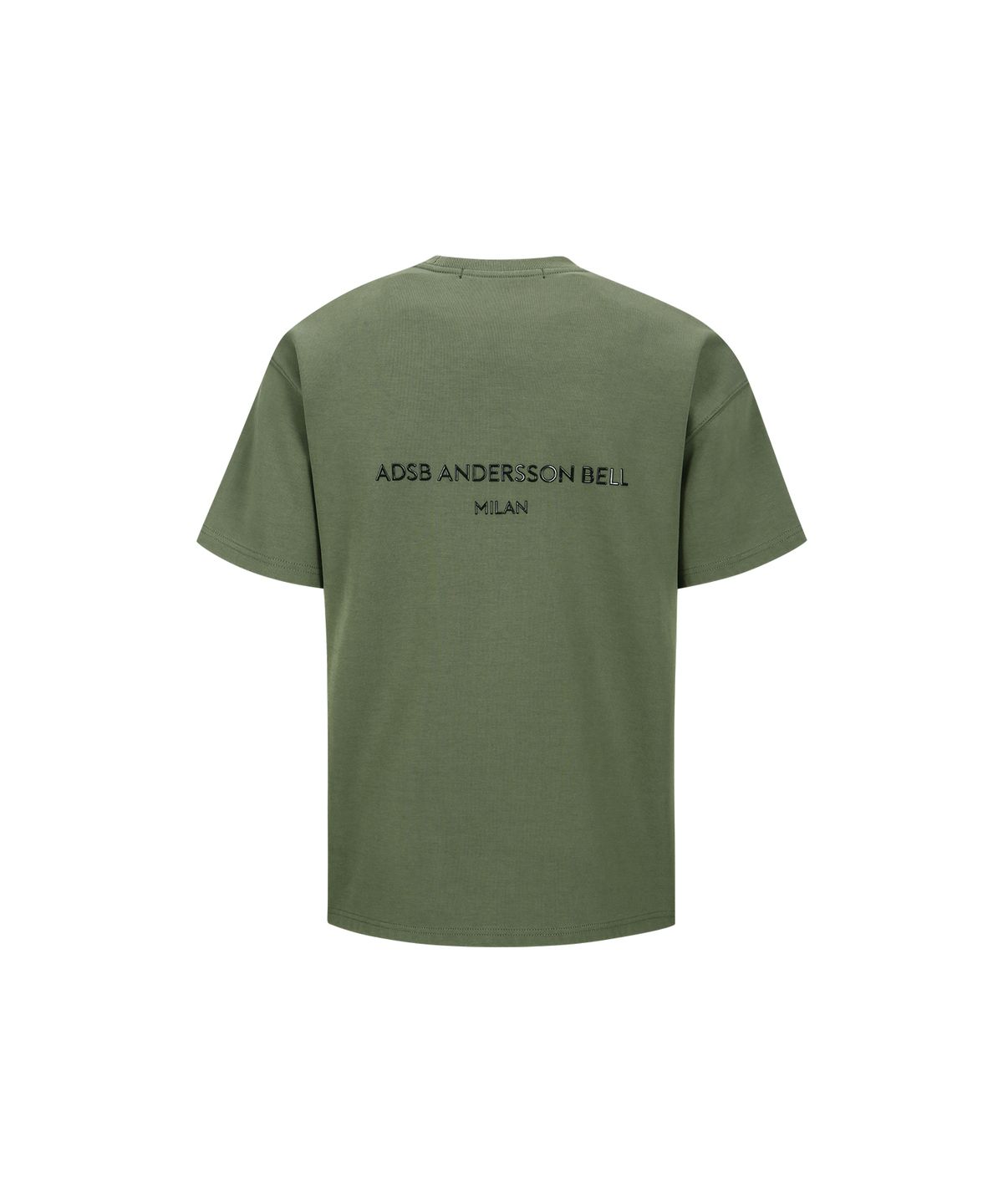 앤더슨벨(ADSB ANDERSSON BELL) 유니섹스 스툴 패치 로고 티셔츠 atb1230u(KHAKI)