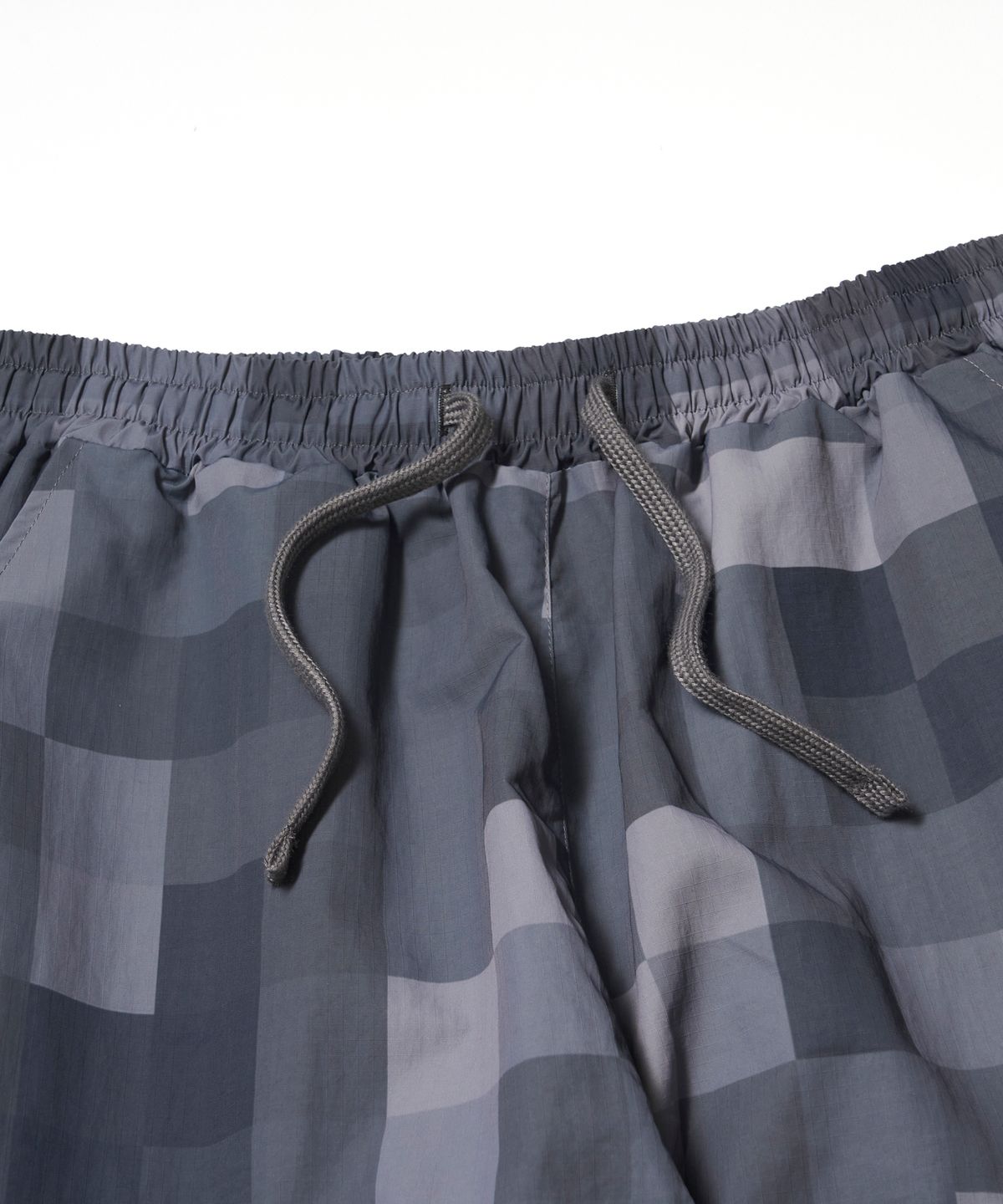 스티그마(STIGMA) Square Camouflage Super Wide Jogger Pants Gray