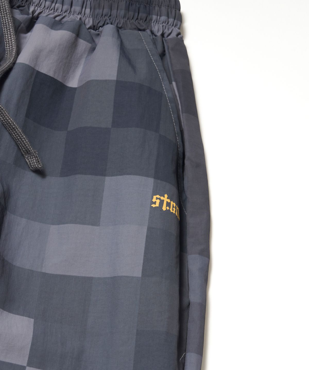 스티그마(STIGMA) Square Camouflage Super Wide Jogger Pants Gray