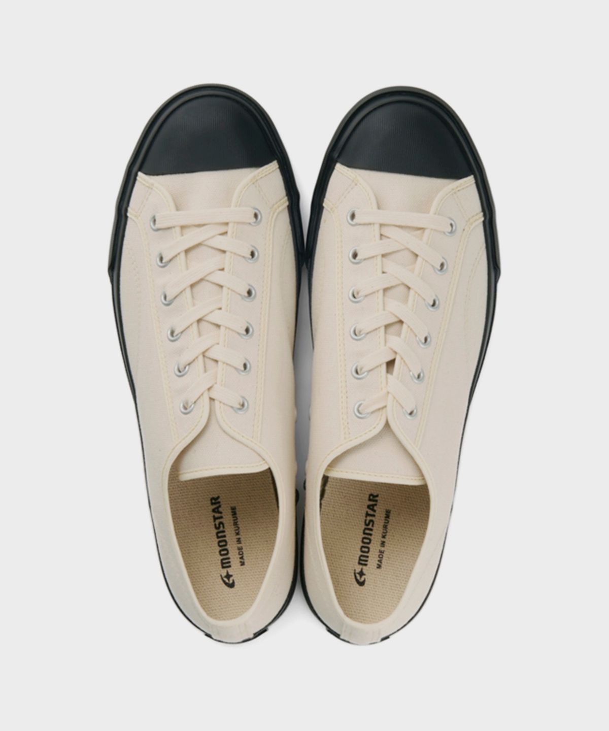 문스타(MOONSTAR) 로우 트레이너 Natural Black