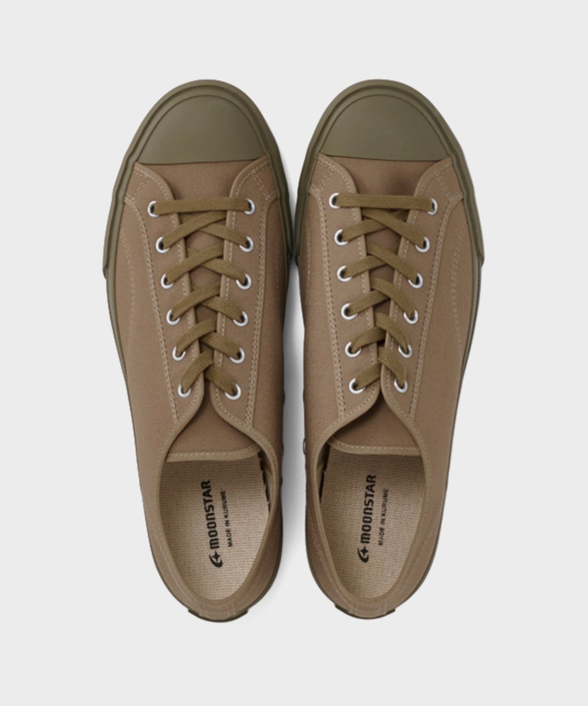 문스타(MOONSTAR) 로우 트레이너 Khaki