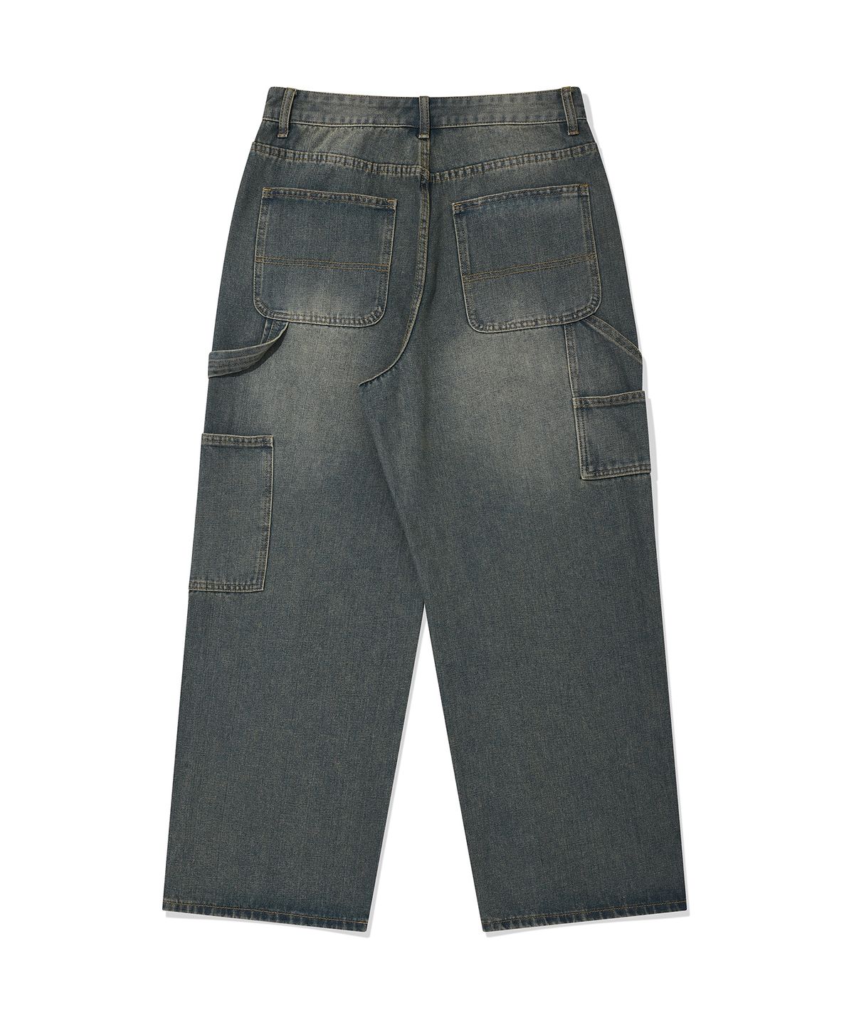 디스펑트(DYSFUNCT) KEY RING WASHING DENIM PANTS(BLUE)