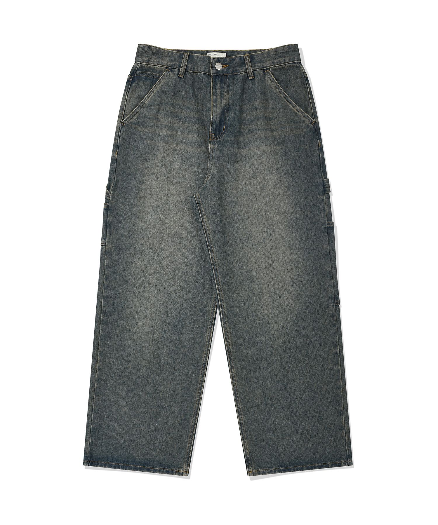 デニム・ジーパン DYSFUNCT KEY RING WASHING DENIM PANTS DYSFUNCT KEY RING WASHING DENIM PANTS(SAND BLUE) - DYSFUNCT