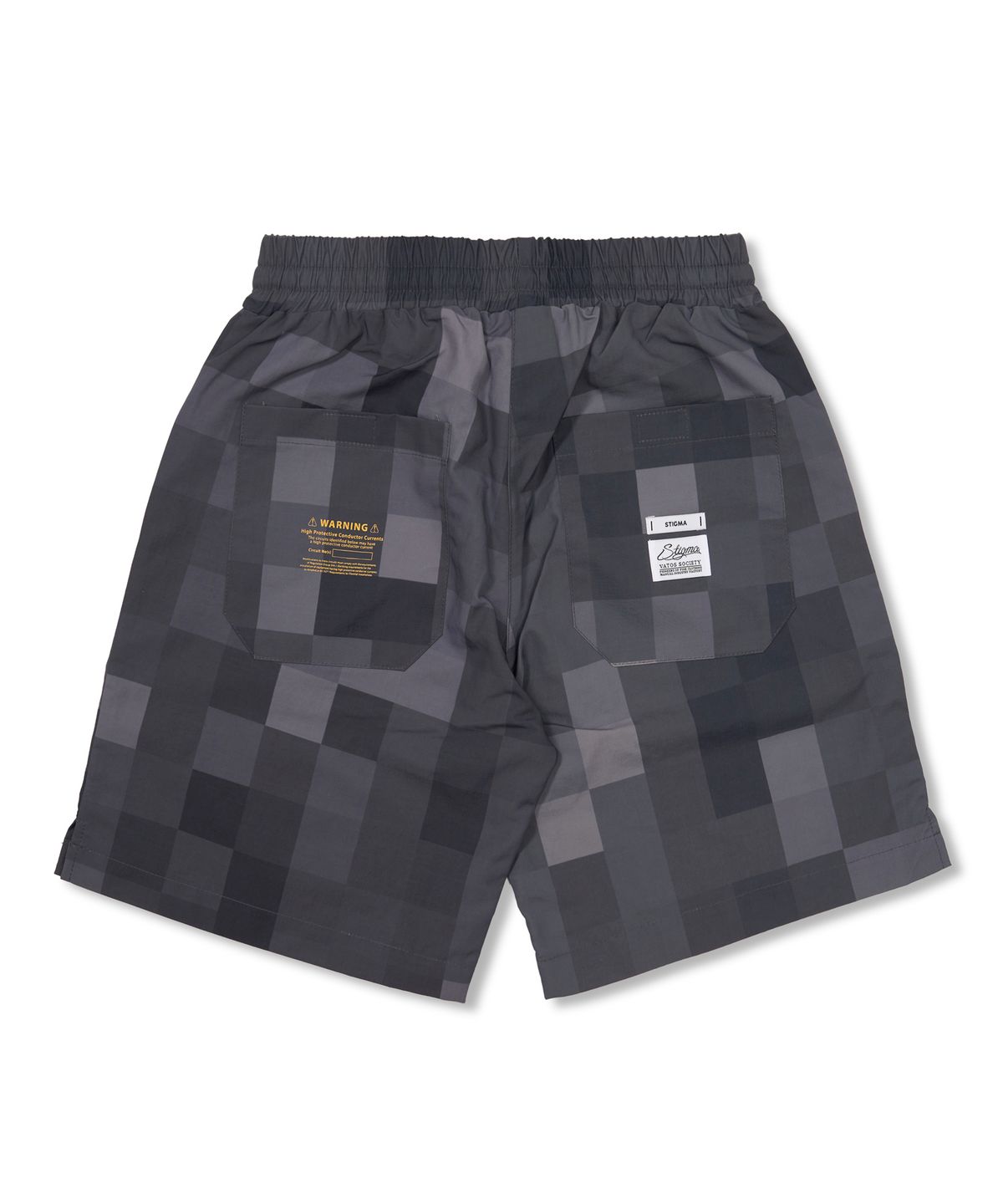 스티그마(STIGMA) Square Camouflage Short Pants Gray