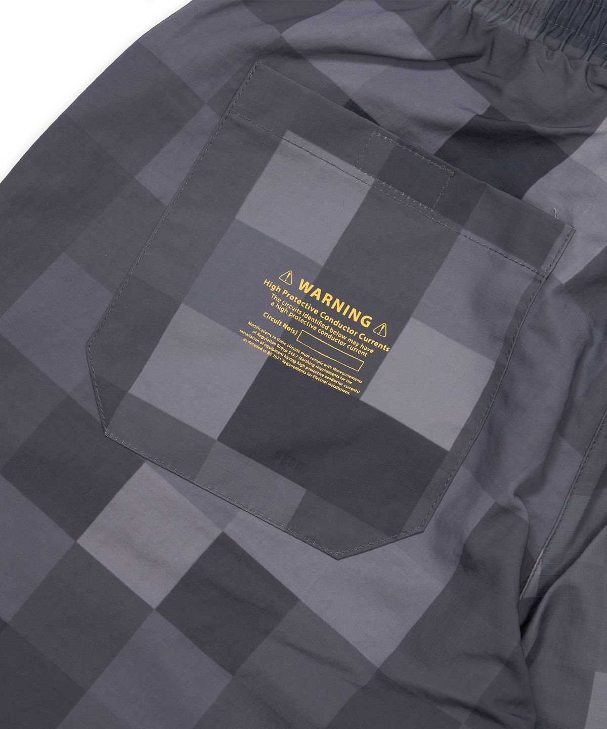 스티그마(STIGMA) Square Camouflage Short Pants Gray