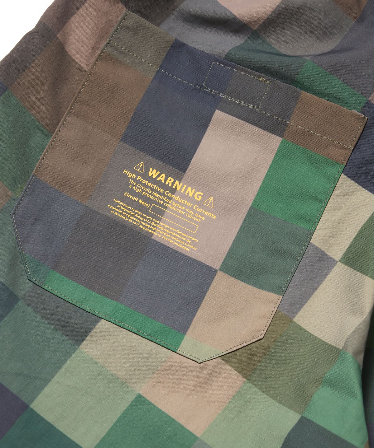 스티그마(STIGMA) Square Camouflage Short Pants Green