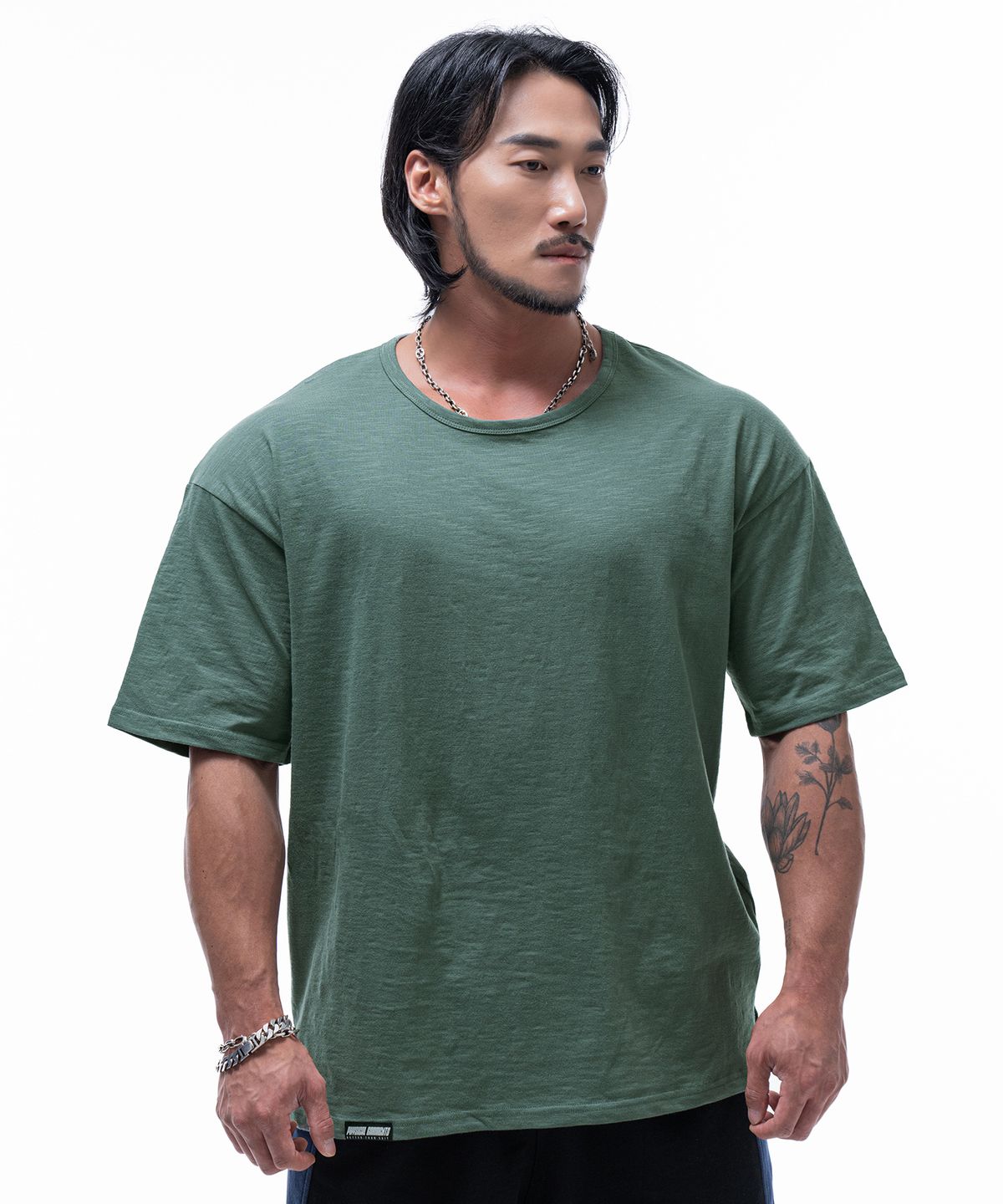 피지컬가먼츠(PHYSICAL GARMENTS) [2PACK] 슬라브 데일리 오버핏반팔 [5 COLOR]
