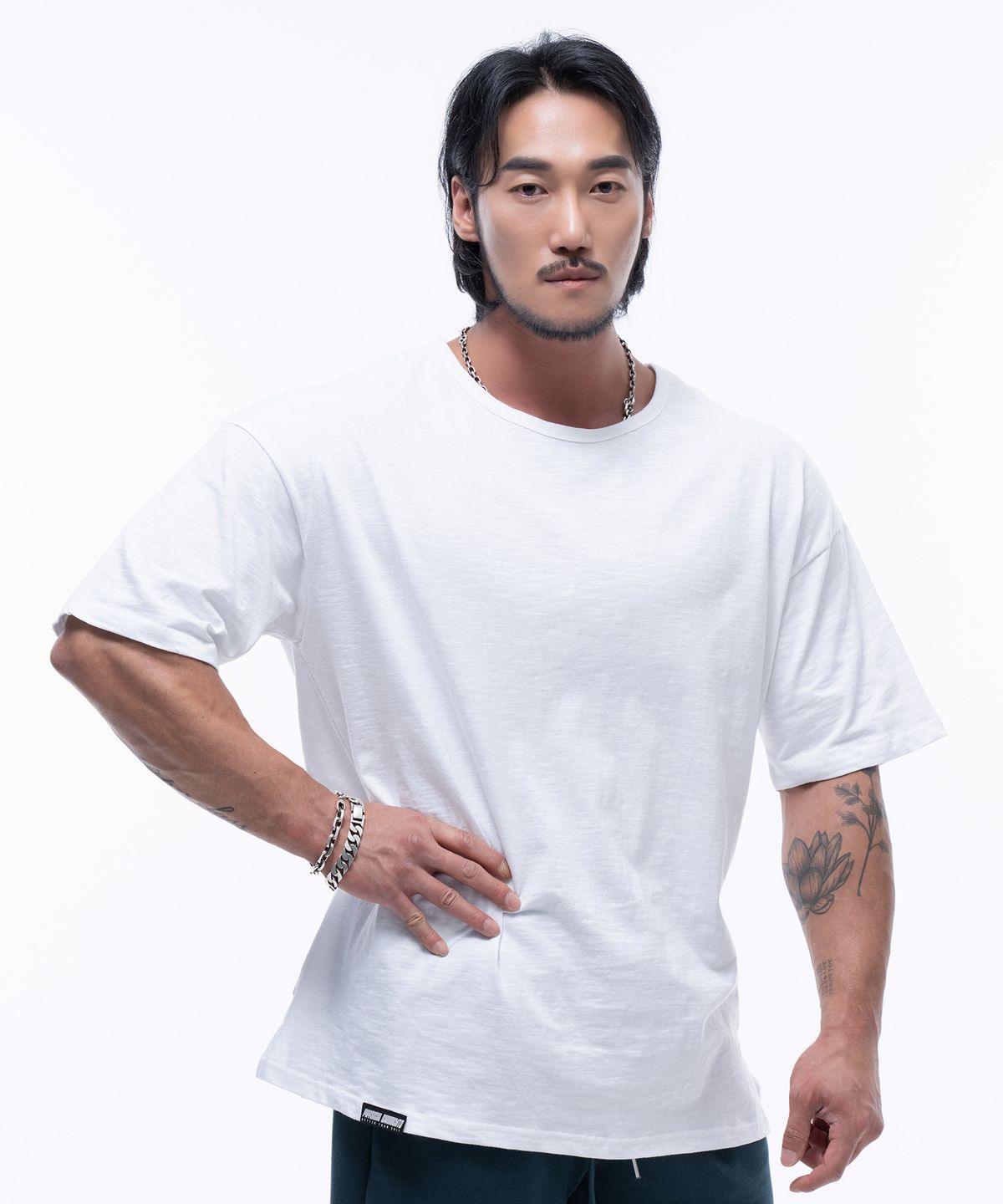 피지컬가먼츠(PHYSICAL GARMENTS) [2PACK] 슬라브 데일리 오버핏반팔 [5 COLOR]