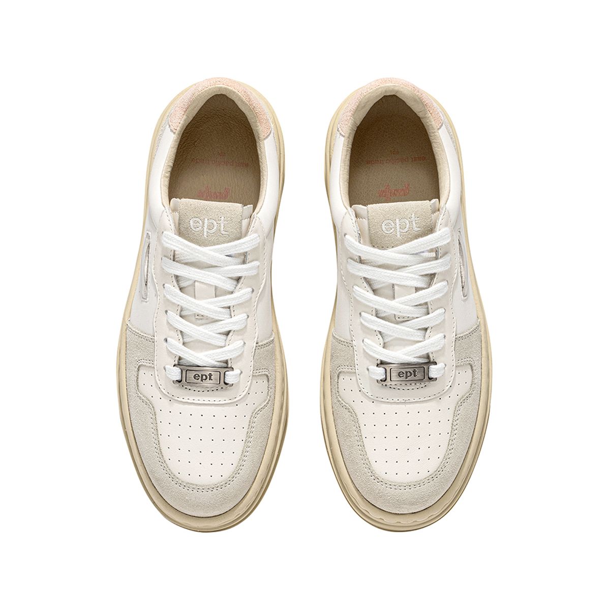 이피티(EPT) COURT HIGH (OFF WHITE/TOFU/PINK)