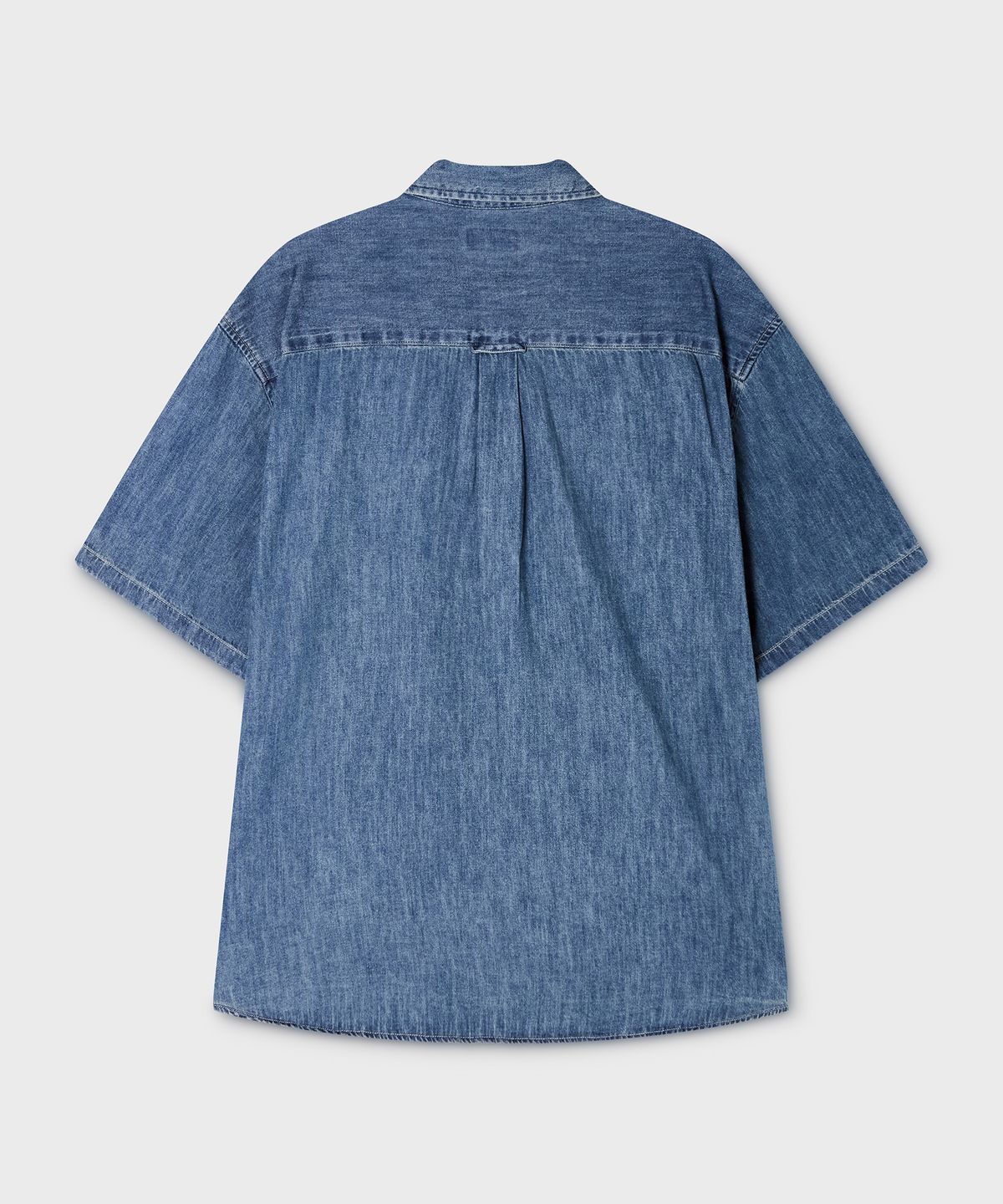 후아유(WHO.A.U) Steve Denim Short Sleeve Shirts / WHYJG2512U