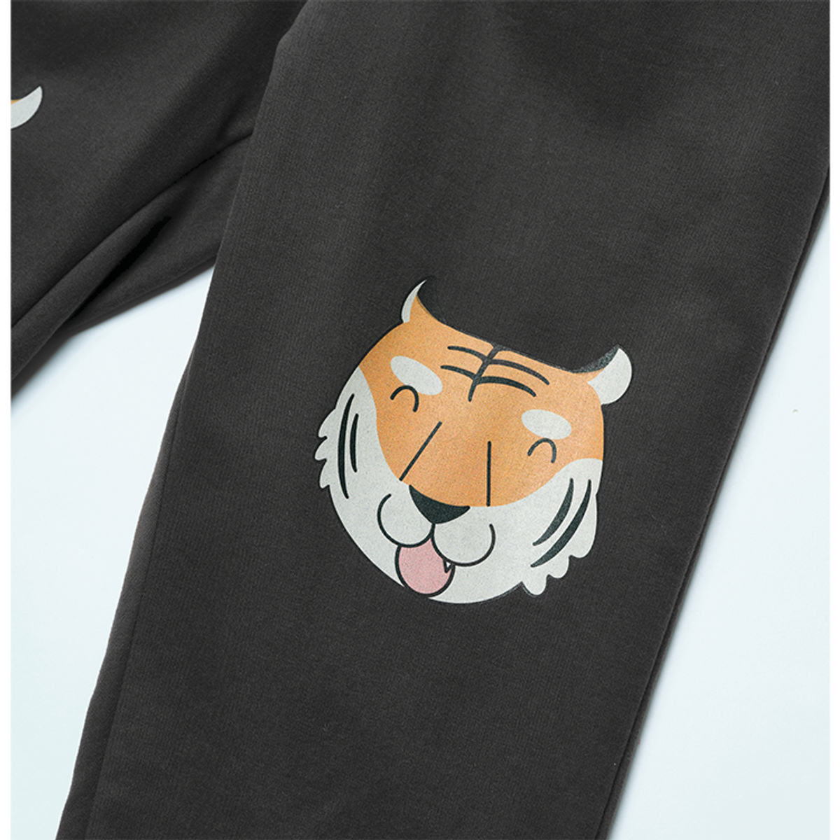 라메종드도도(LA MAISON DE DODO) Simply Dodo Pants with Tigers (Dark Charcoal)_아동용 바지