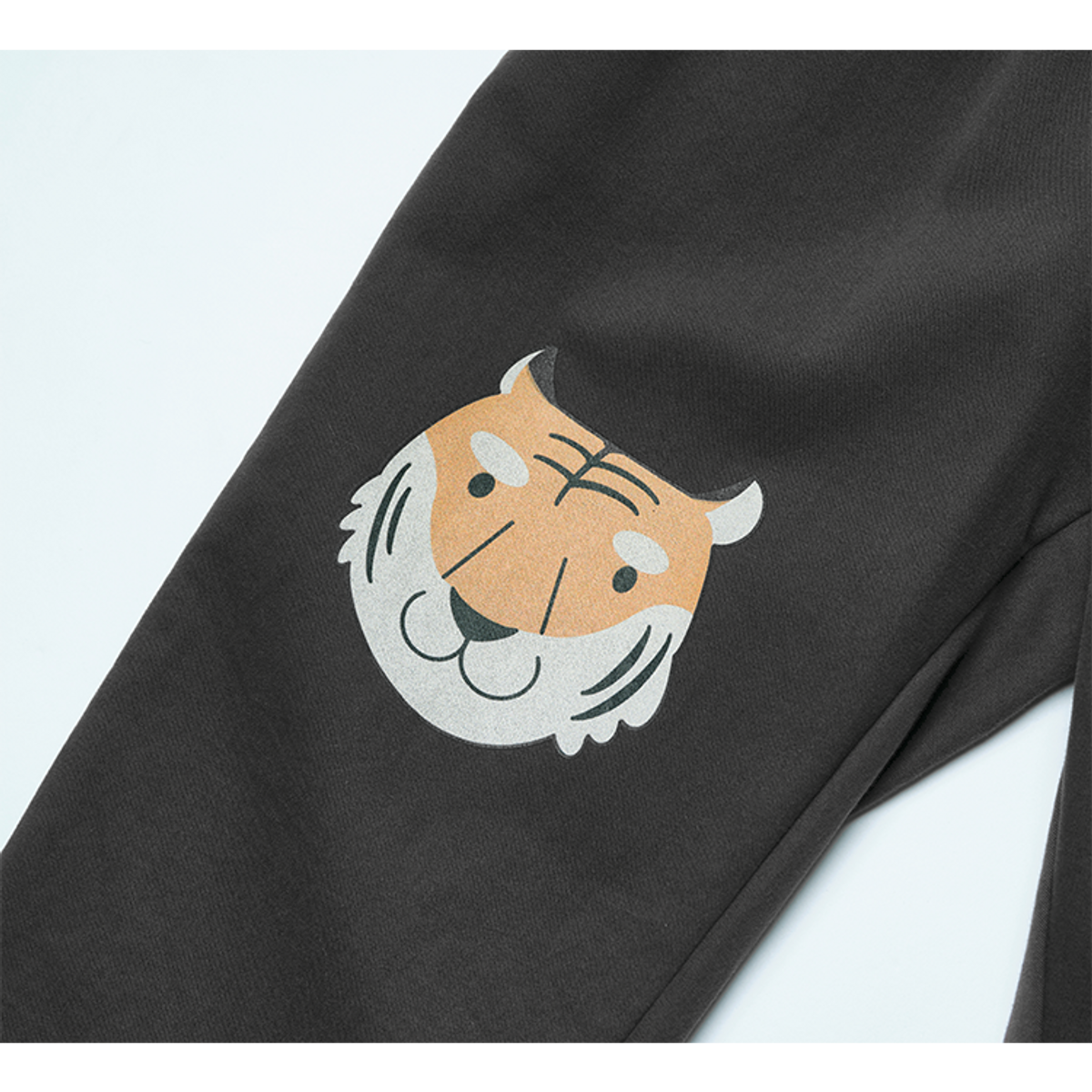 라메종드도도(LA MAISON DE DODO) Simply Dodo Pants with Tigers (Dark Charcoal)_아동용 바지