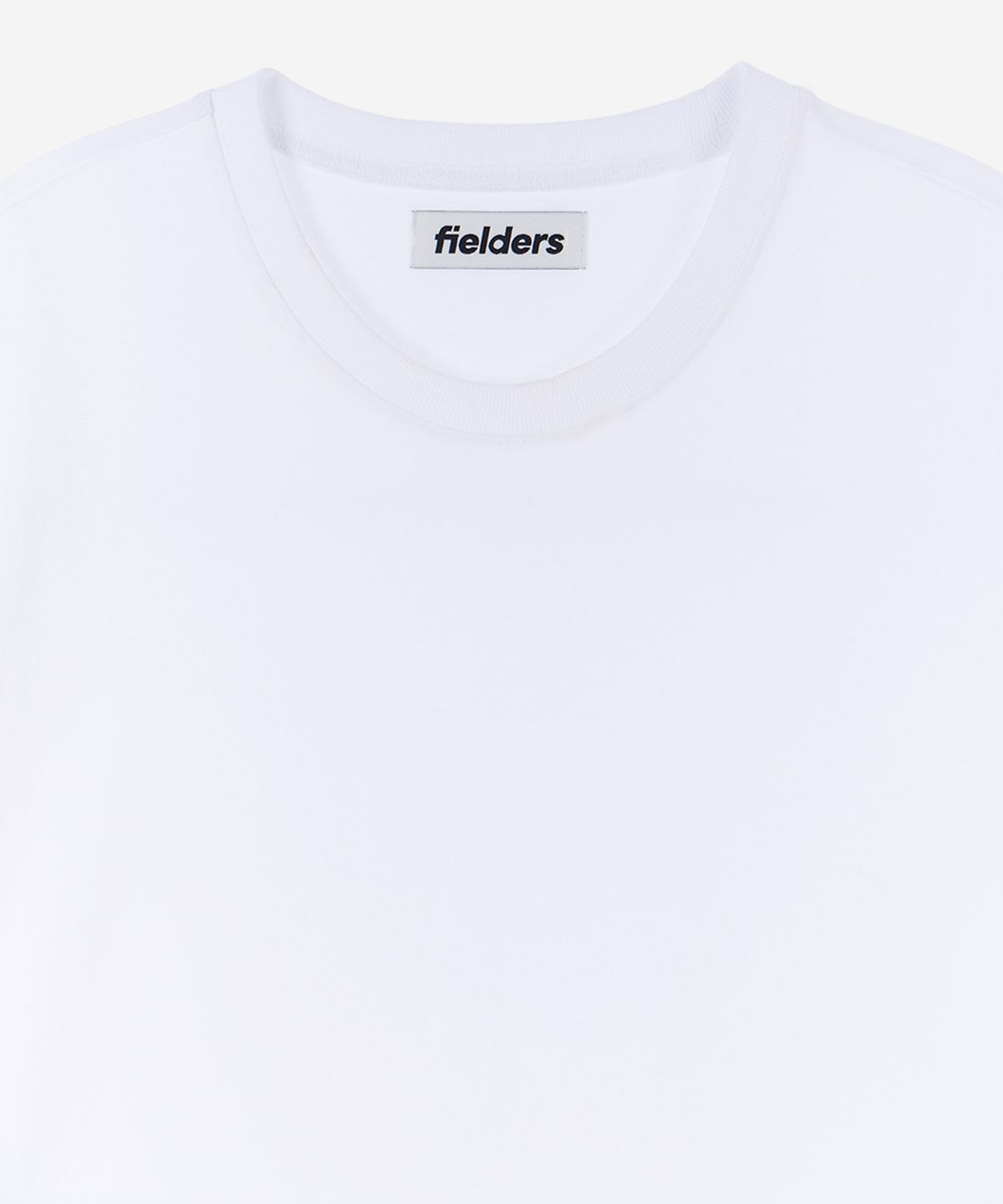 필더스(FIELDERS) 데일리 에센셜 베이직 티셔츠 화이트